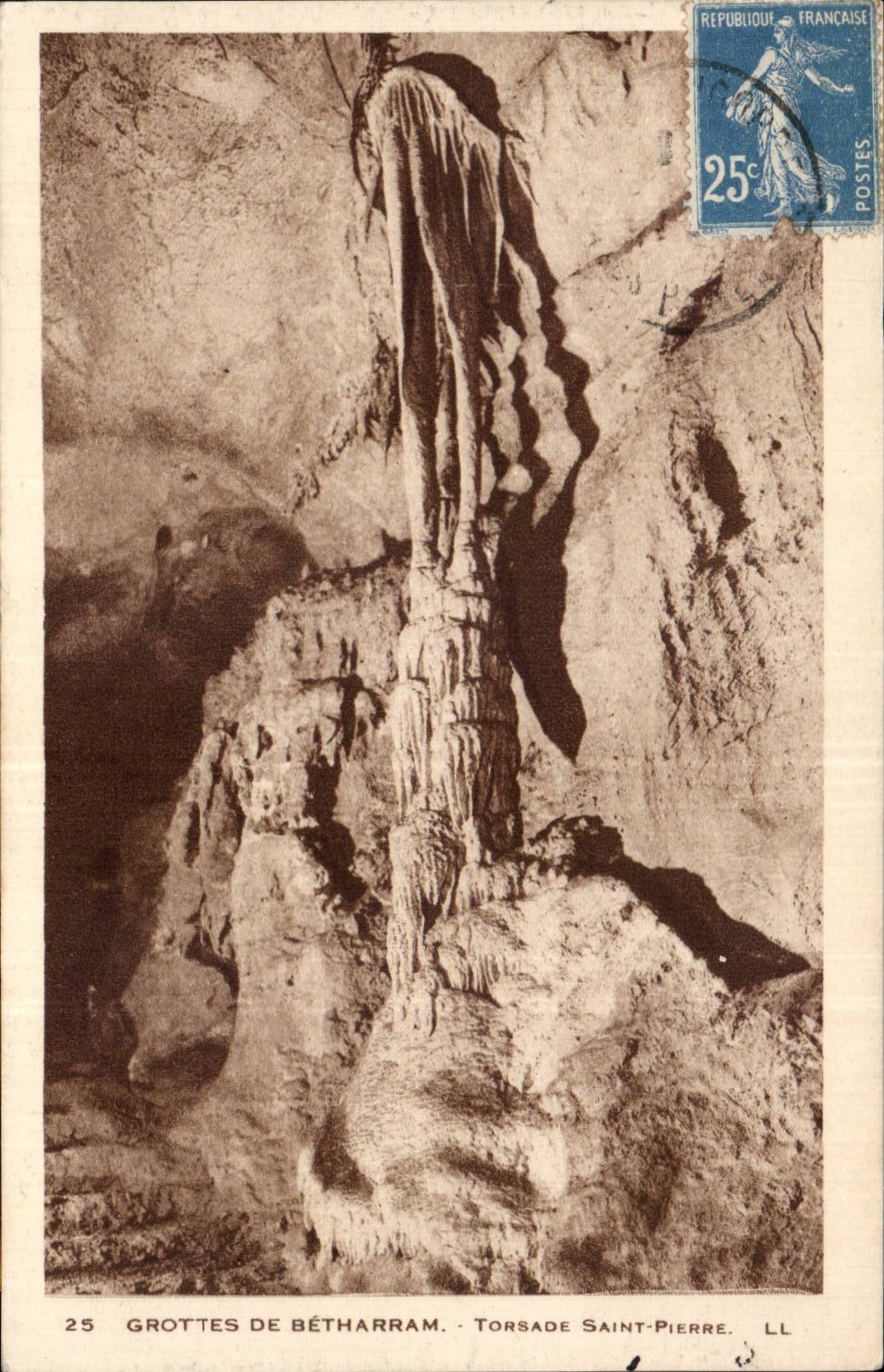 CPA Grottes of Betharram Twists Saint Pierre