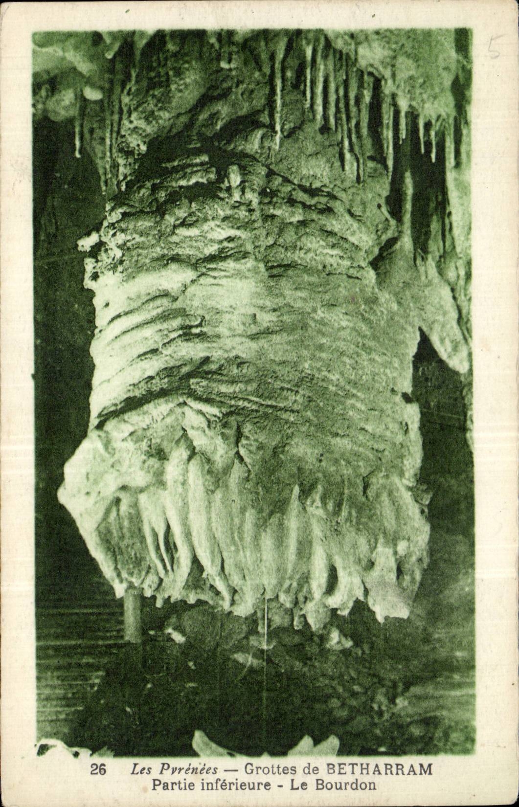 CPA Caves of Betharram Lower part the Bumblebee