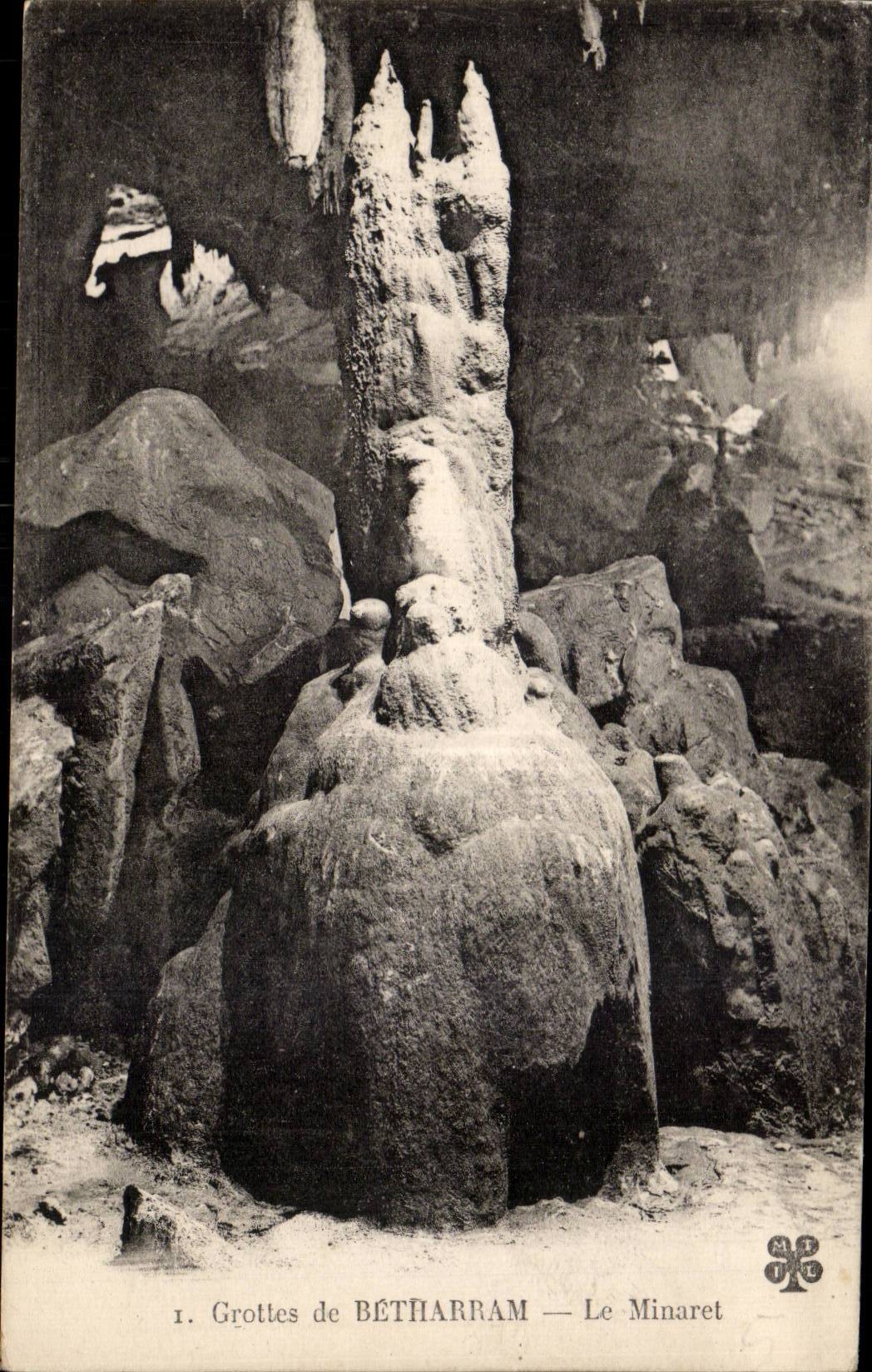 CPA Caves of Betharram the minaret