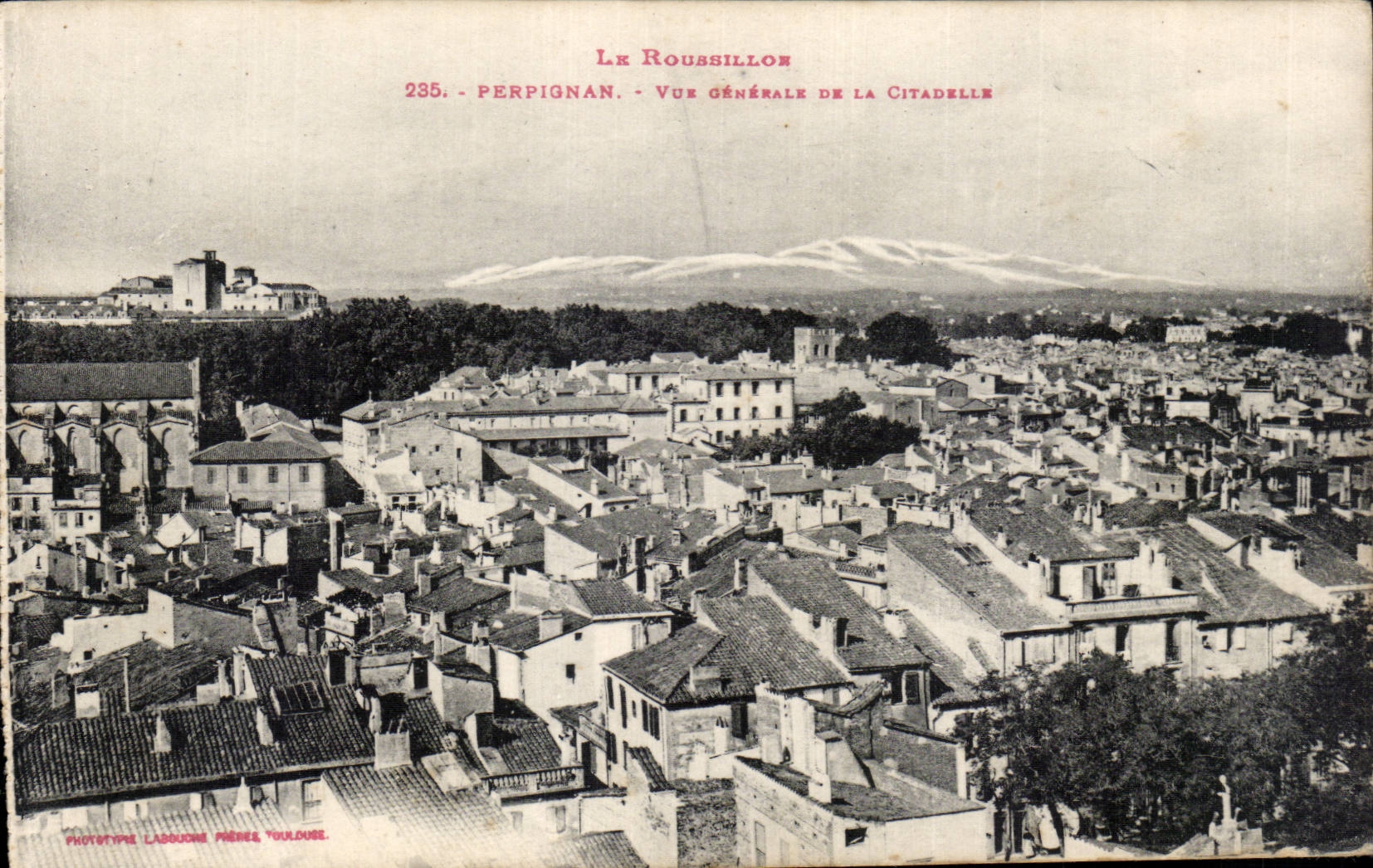 CPA Perpignan View of the citadel