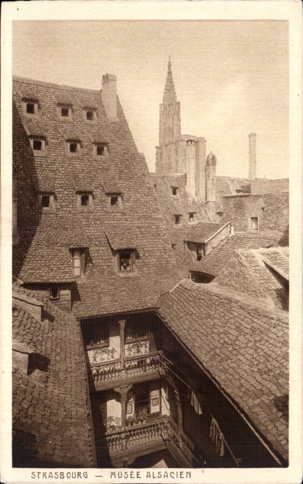 CPA Strasbourg Alsatian Museum