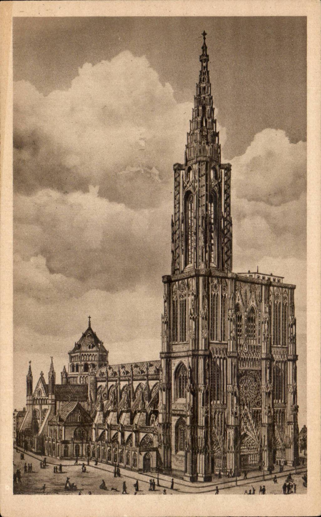 CPA Strasbourg the cathedral