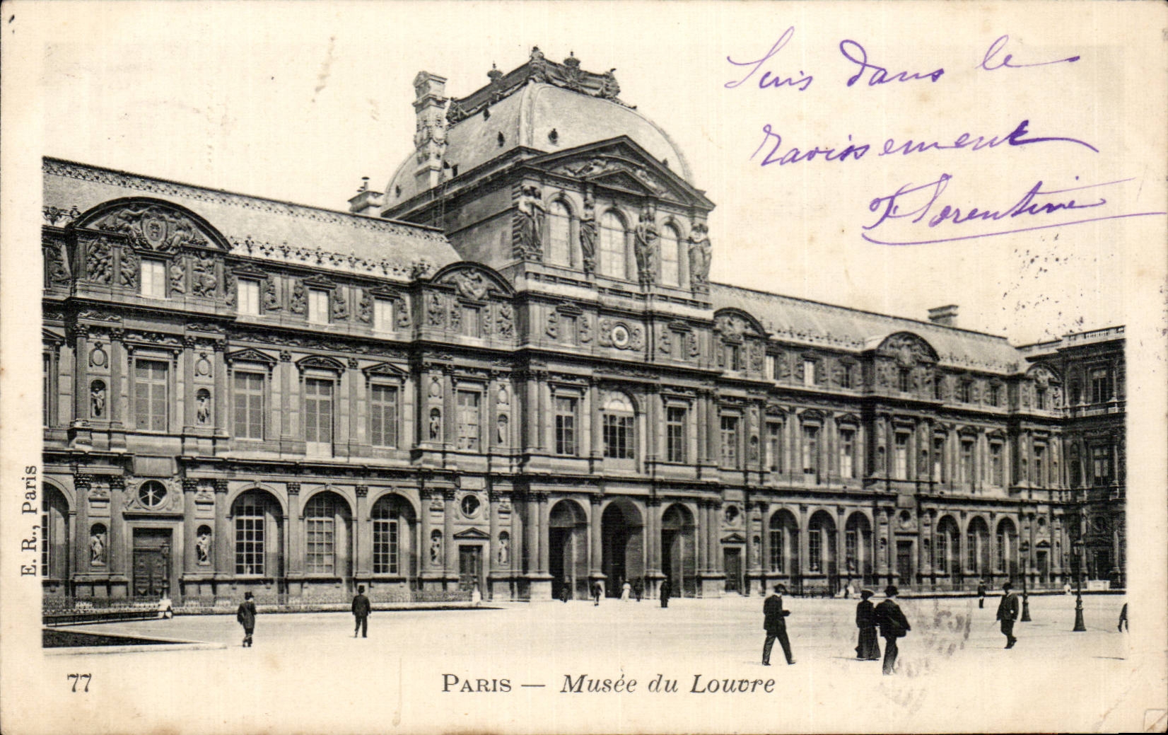 CPA Paris Museum of Louvre