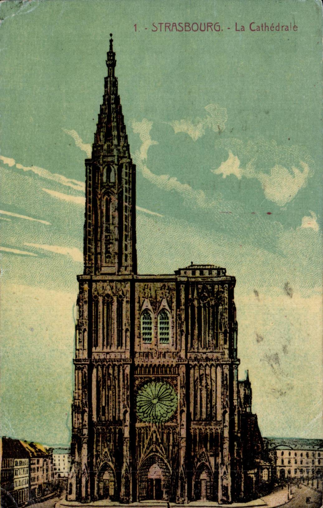 CPA Strasbourg the cathedral