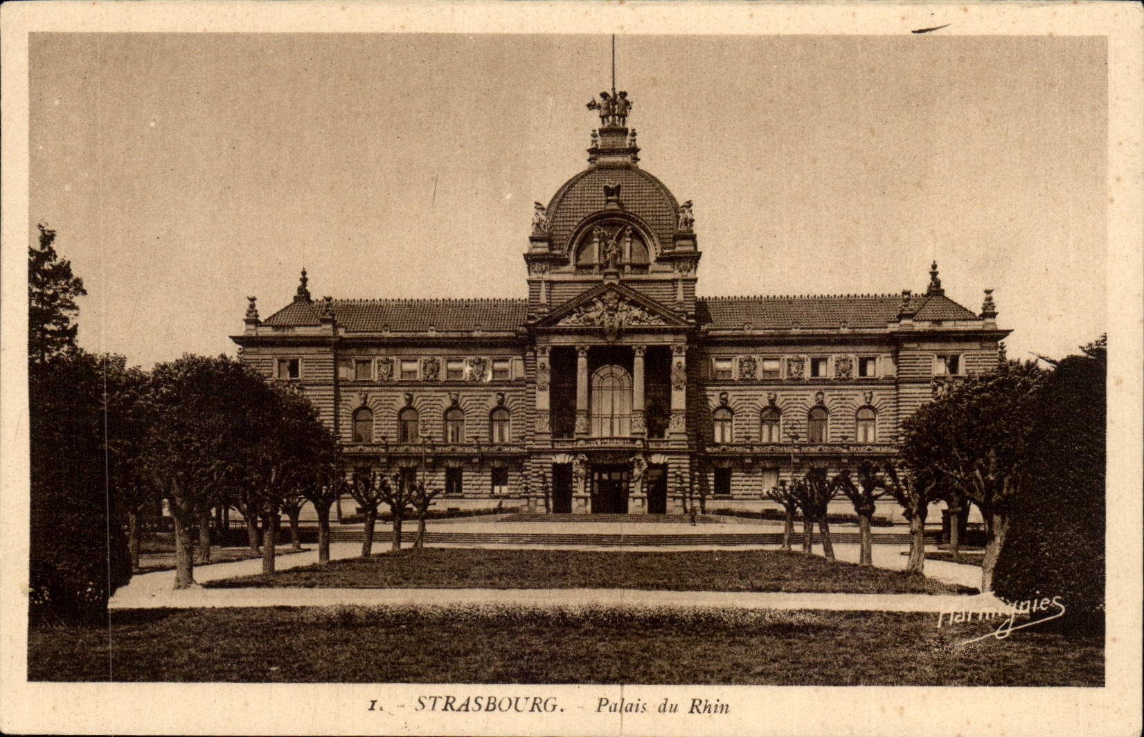 CPA Strasbourg palate of the Rhine