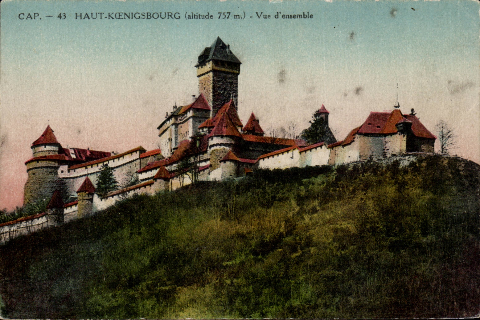 CPA High Koenigsbourg Seen together