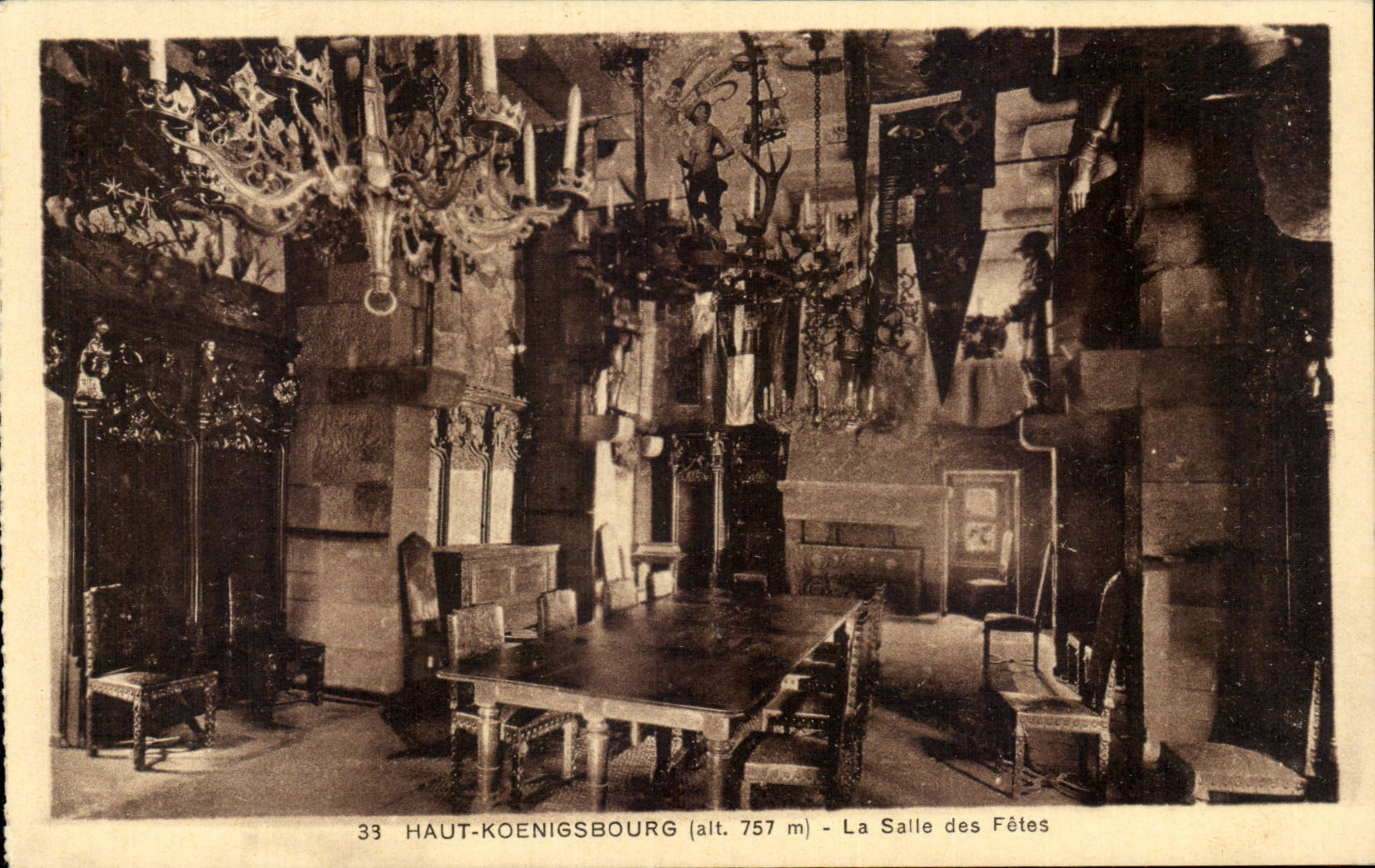 CPA High Koenigsbourg the village hall