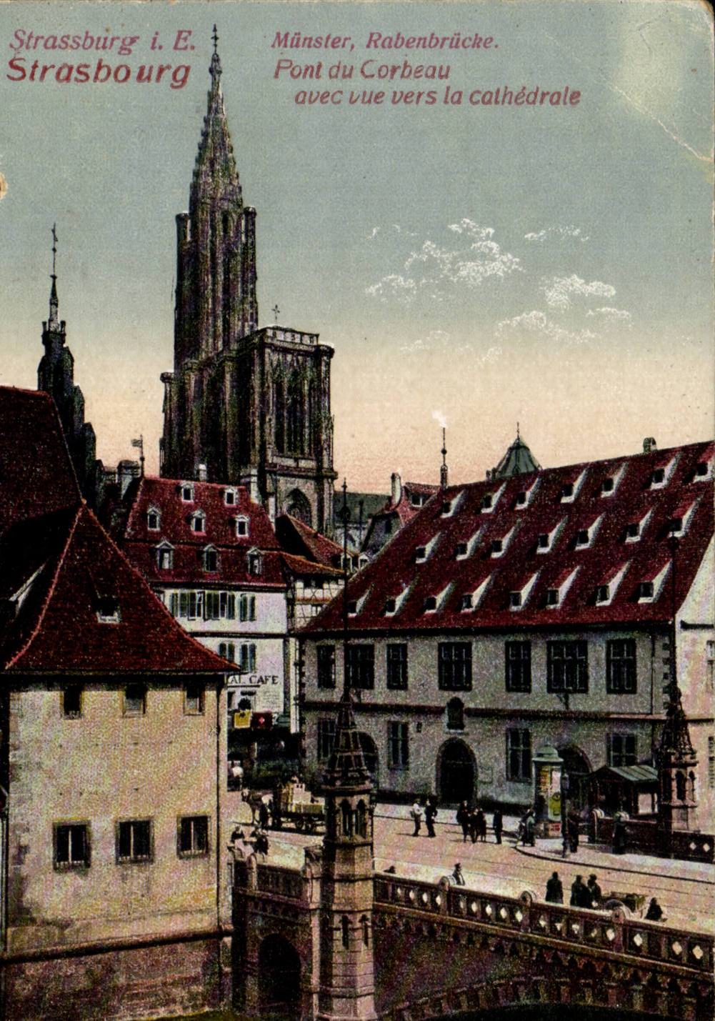 CPA Strasbourg Bridge of the corbel