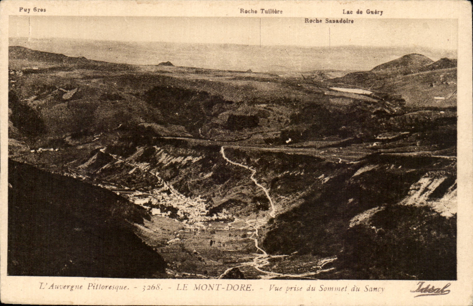CPA the Mount Gilds top of Sancy Seen from