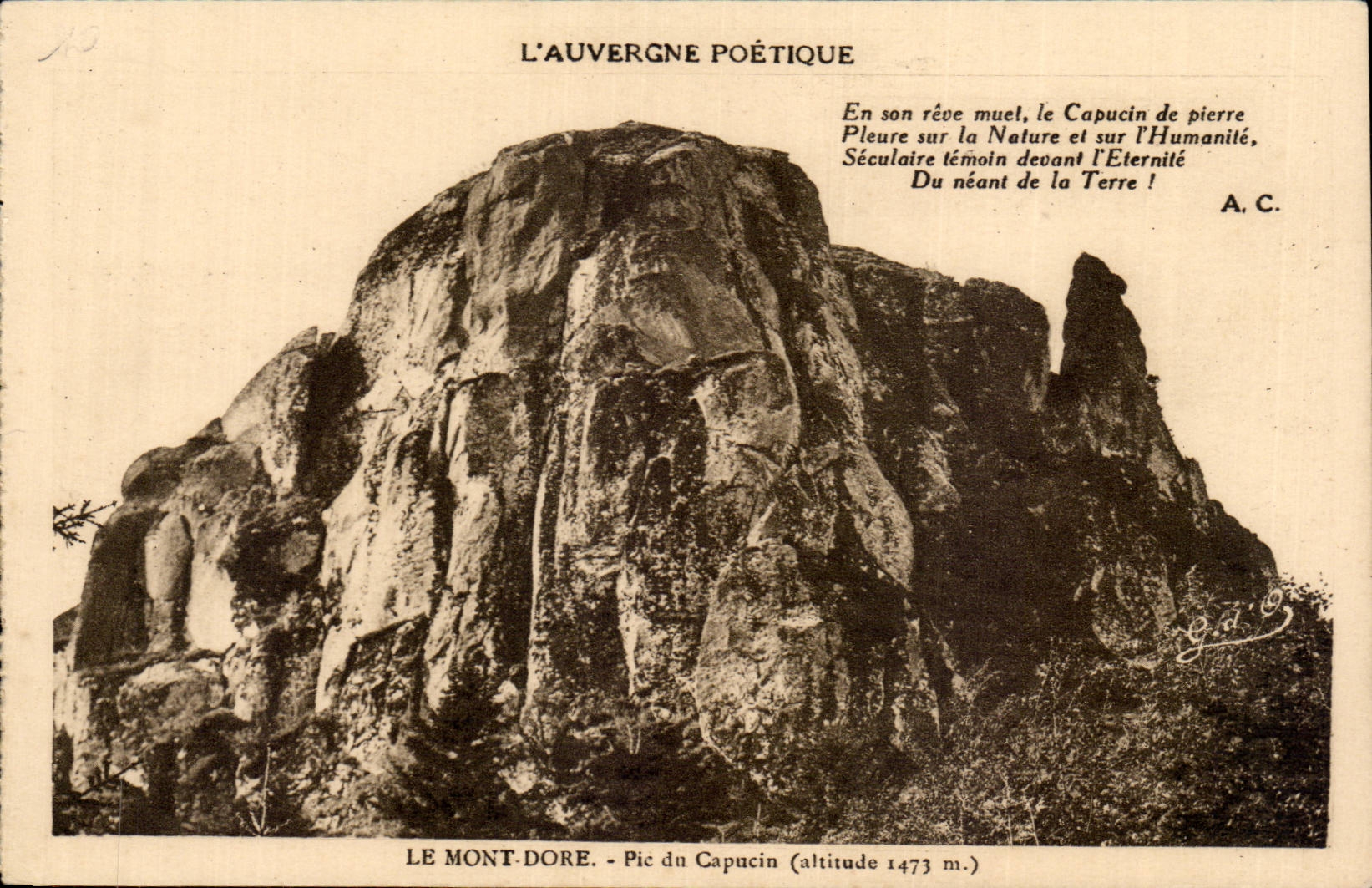 CPA Mont Gilds Peak of the Capuchin