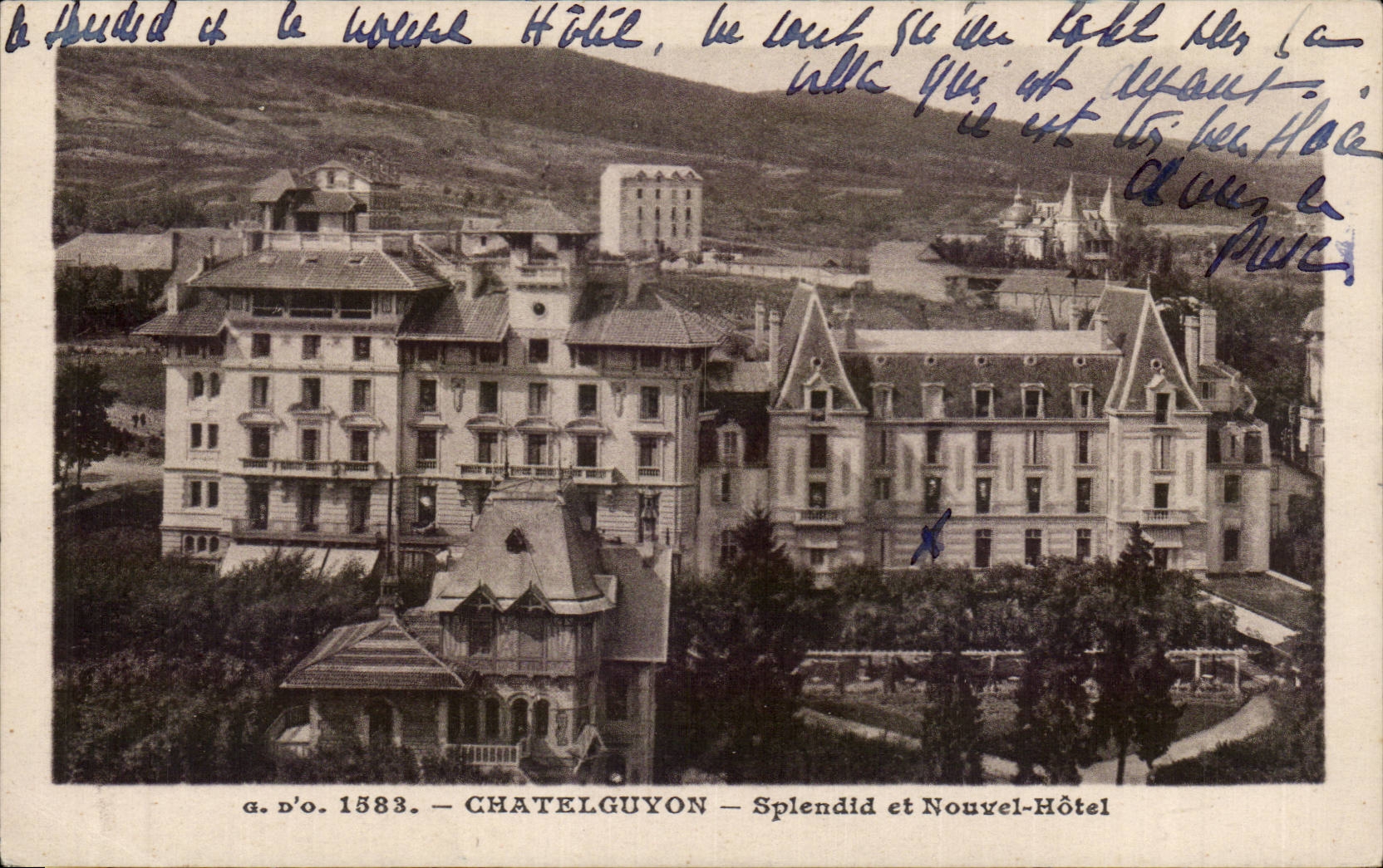 CPA Chatel hotel esplendido y nuevo de Guyon