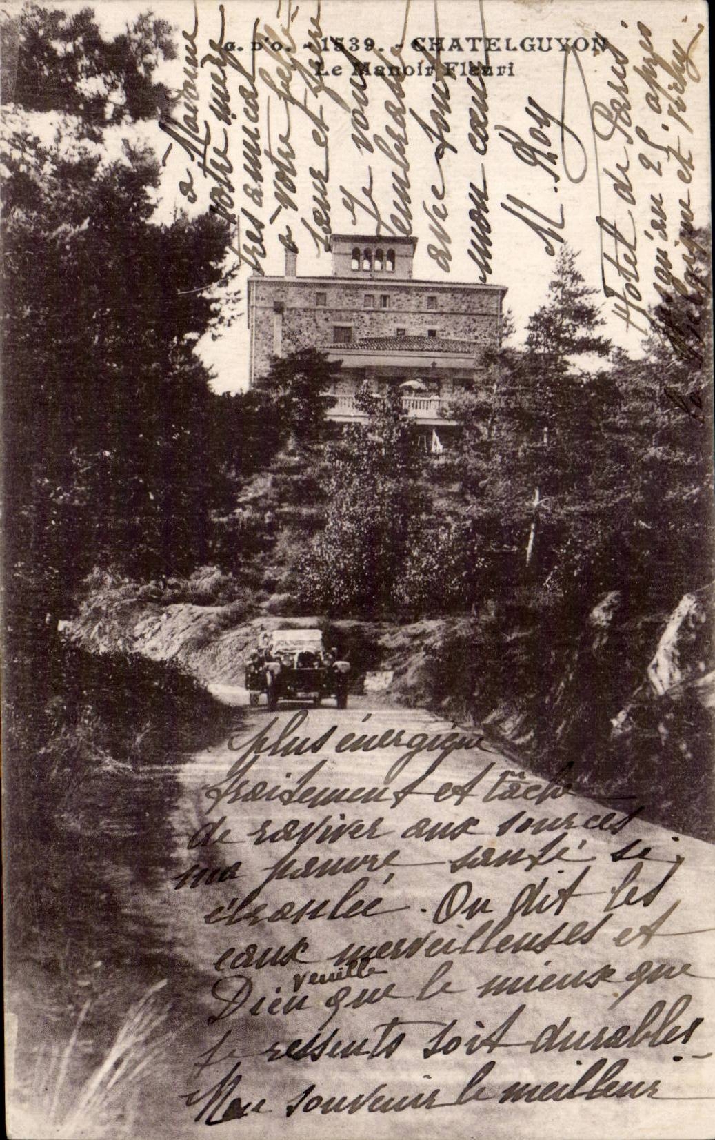 CPA Chatel Guyon el senorio florecido