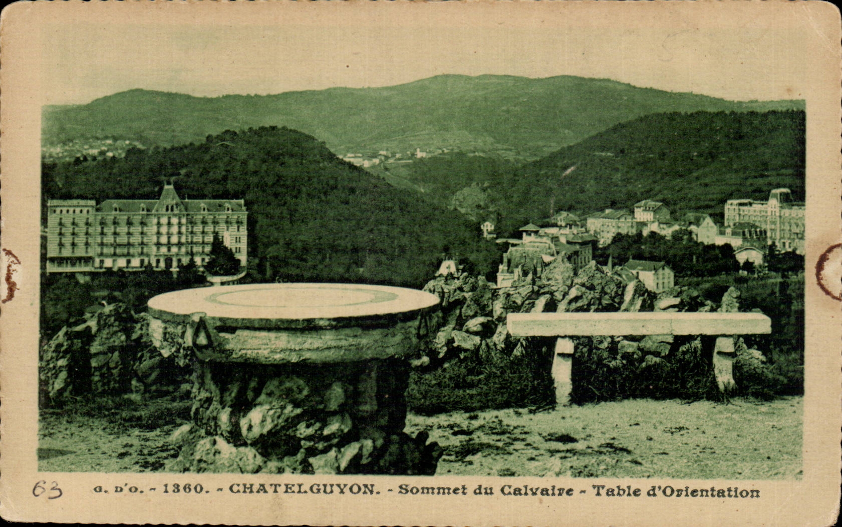 CPA Chatel Guyon Sommet del martirio cuenta la orientacion