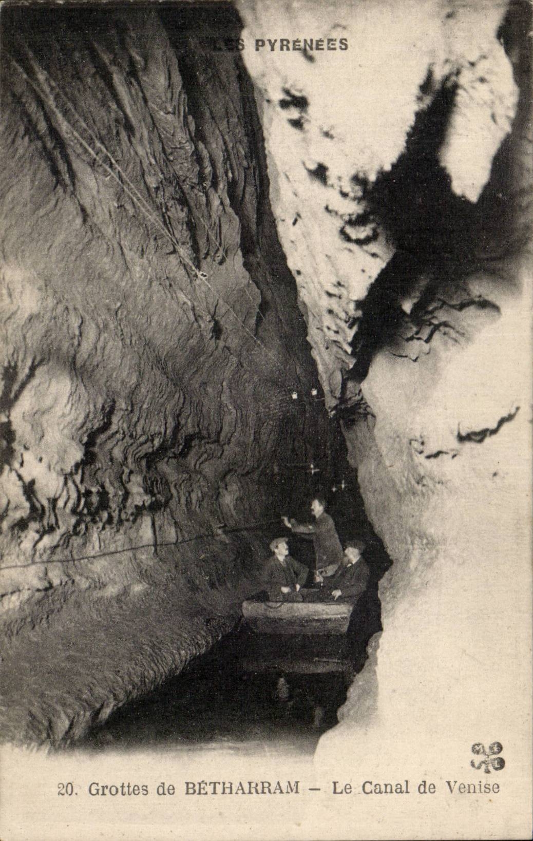 CPA Caves of Betharram the canal of Venice