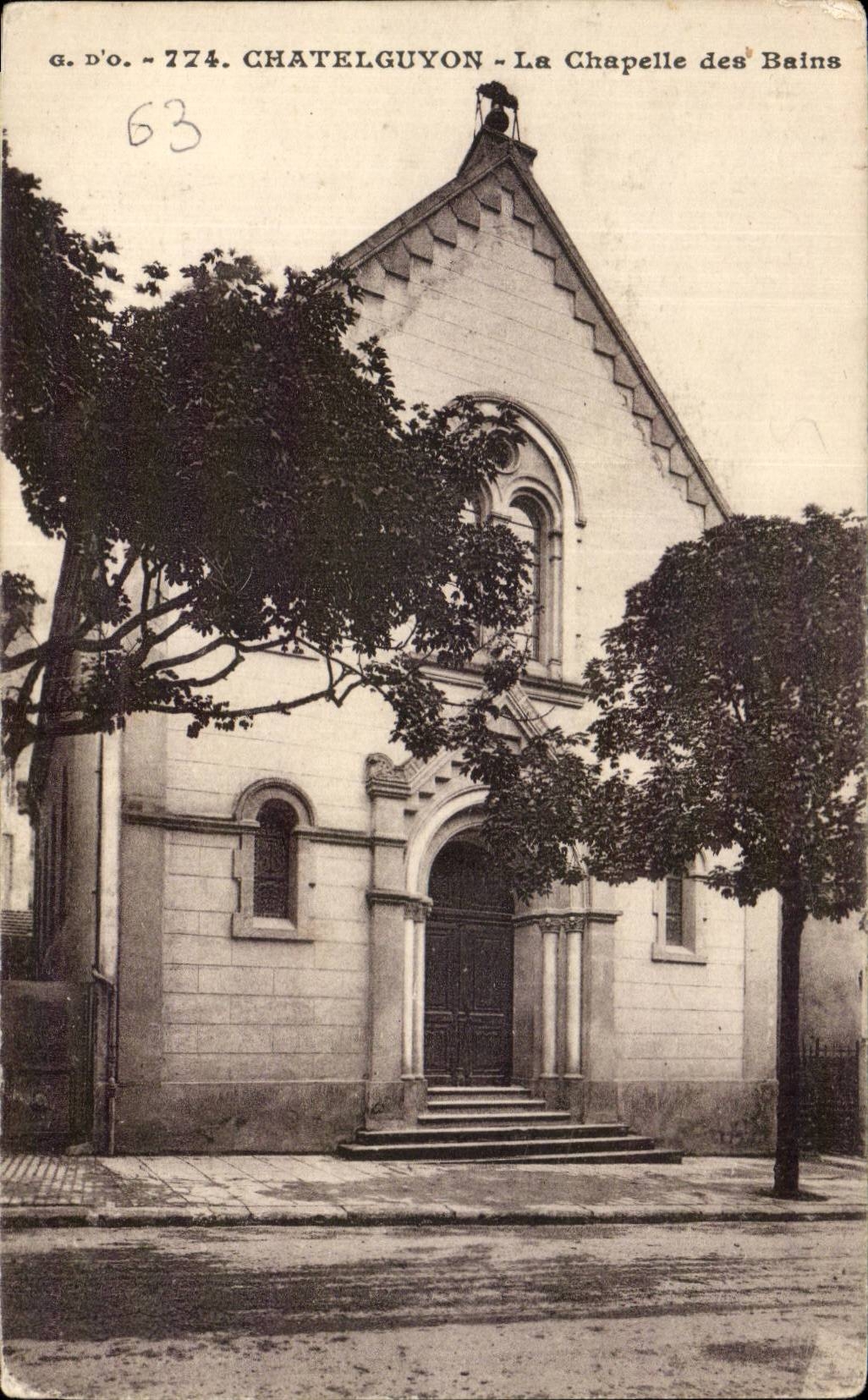 CPA Chatelguyon la cAmara acorazada de los banos