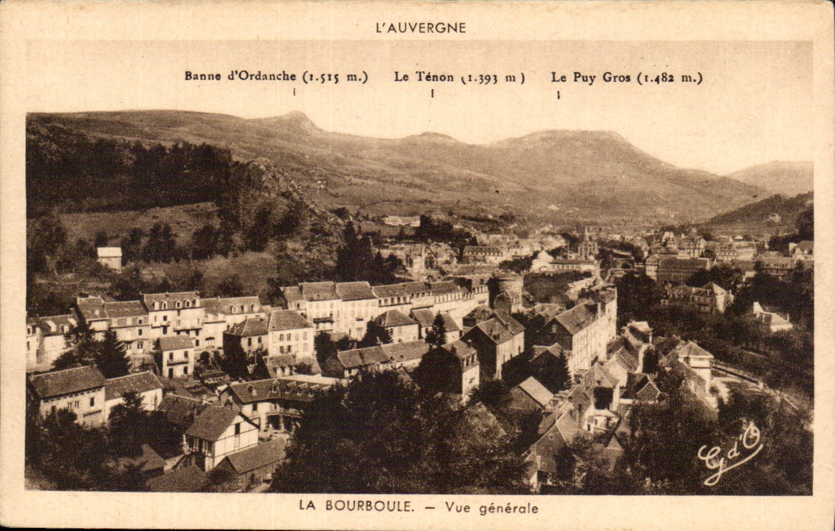 CPA Bourboule View