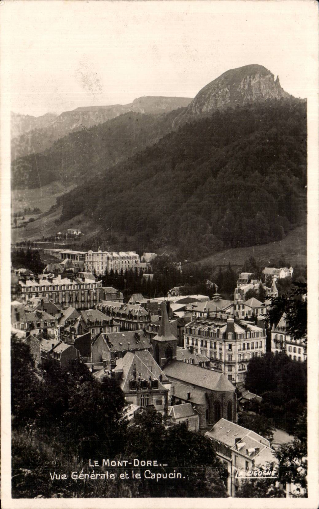 CPA the Mount Gilds View and the capuchin