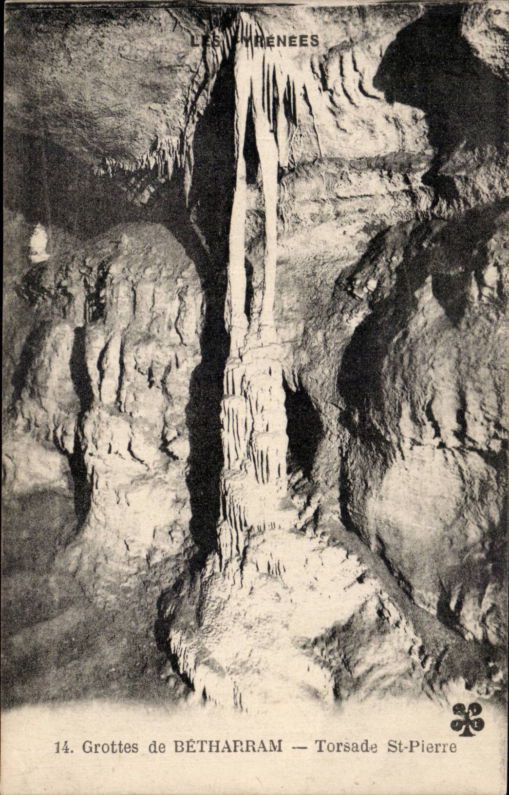 CPA Grottes of Betharram Twists St Pierre