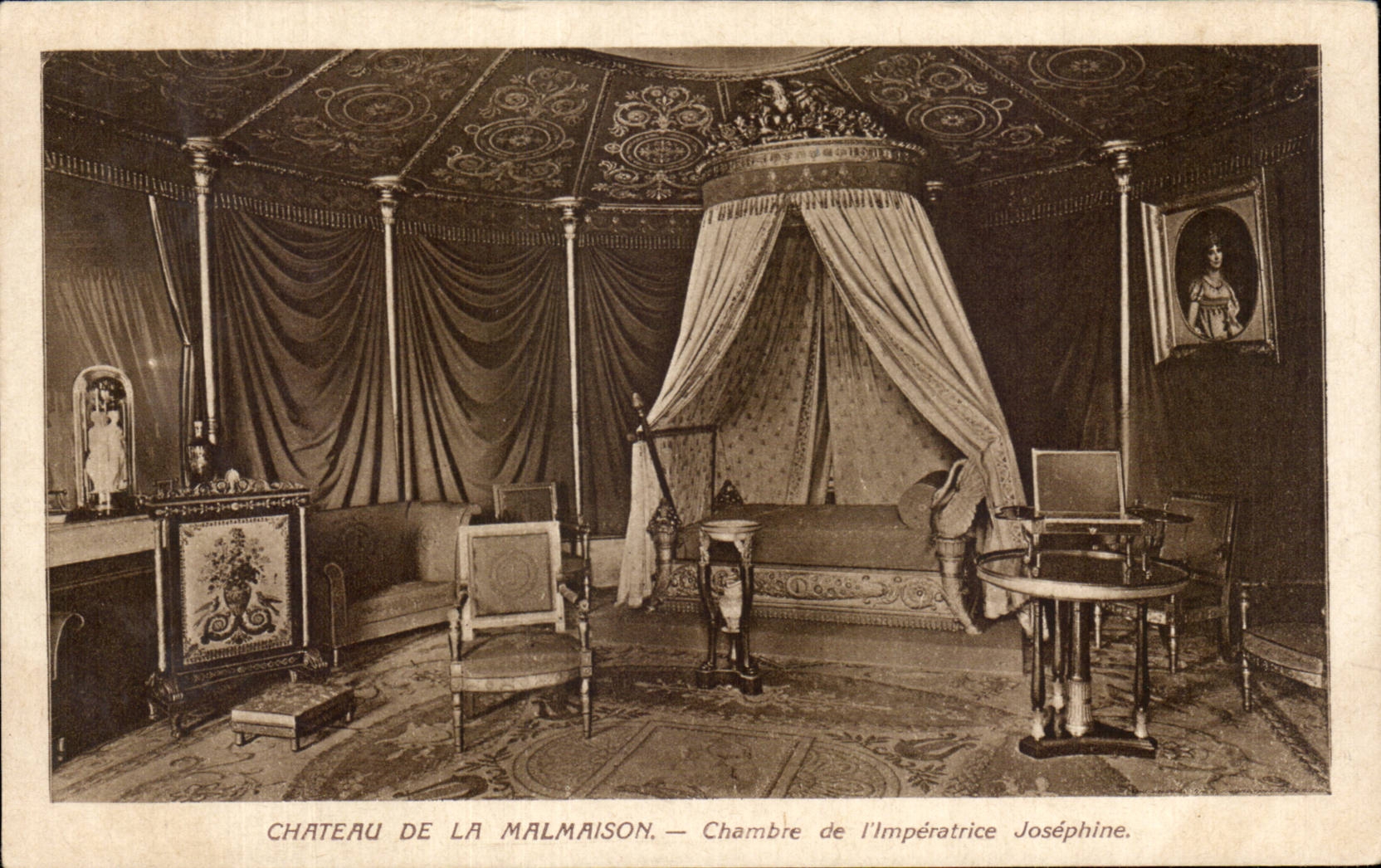 CPA Castle of Malmaison Room of Josephine empress