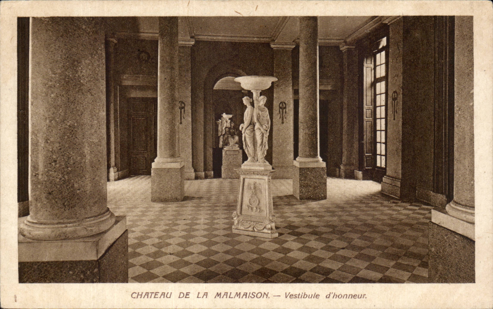 CPA Castle of Malmaison Hall honor