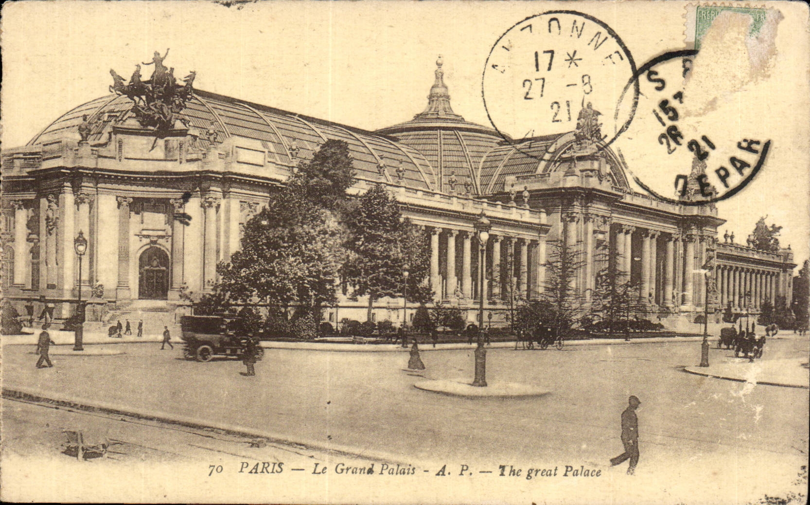 CPA Paris the Large palace