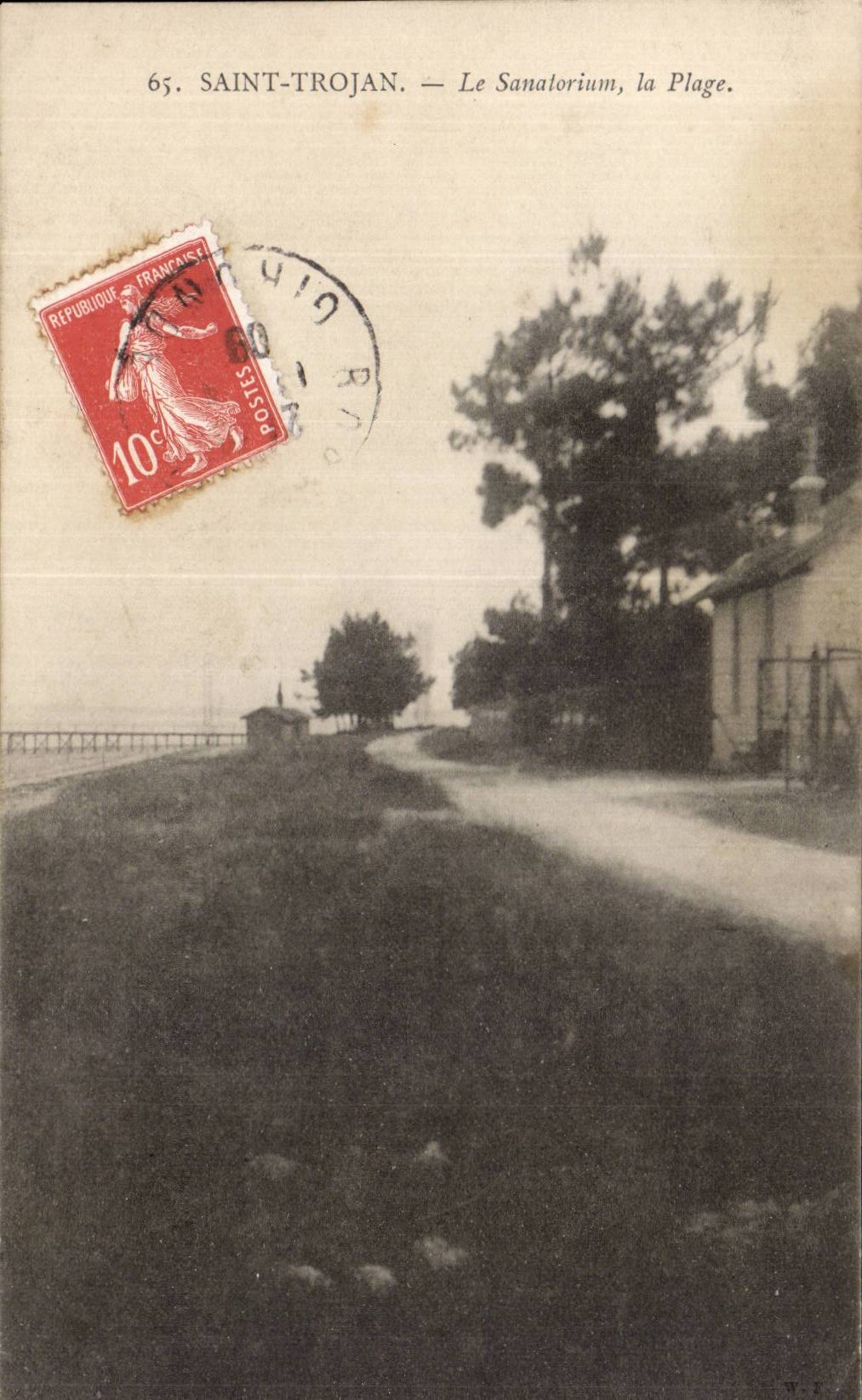 CPA Saint Trojan the sanatorium the beach