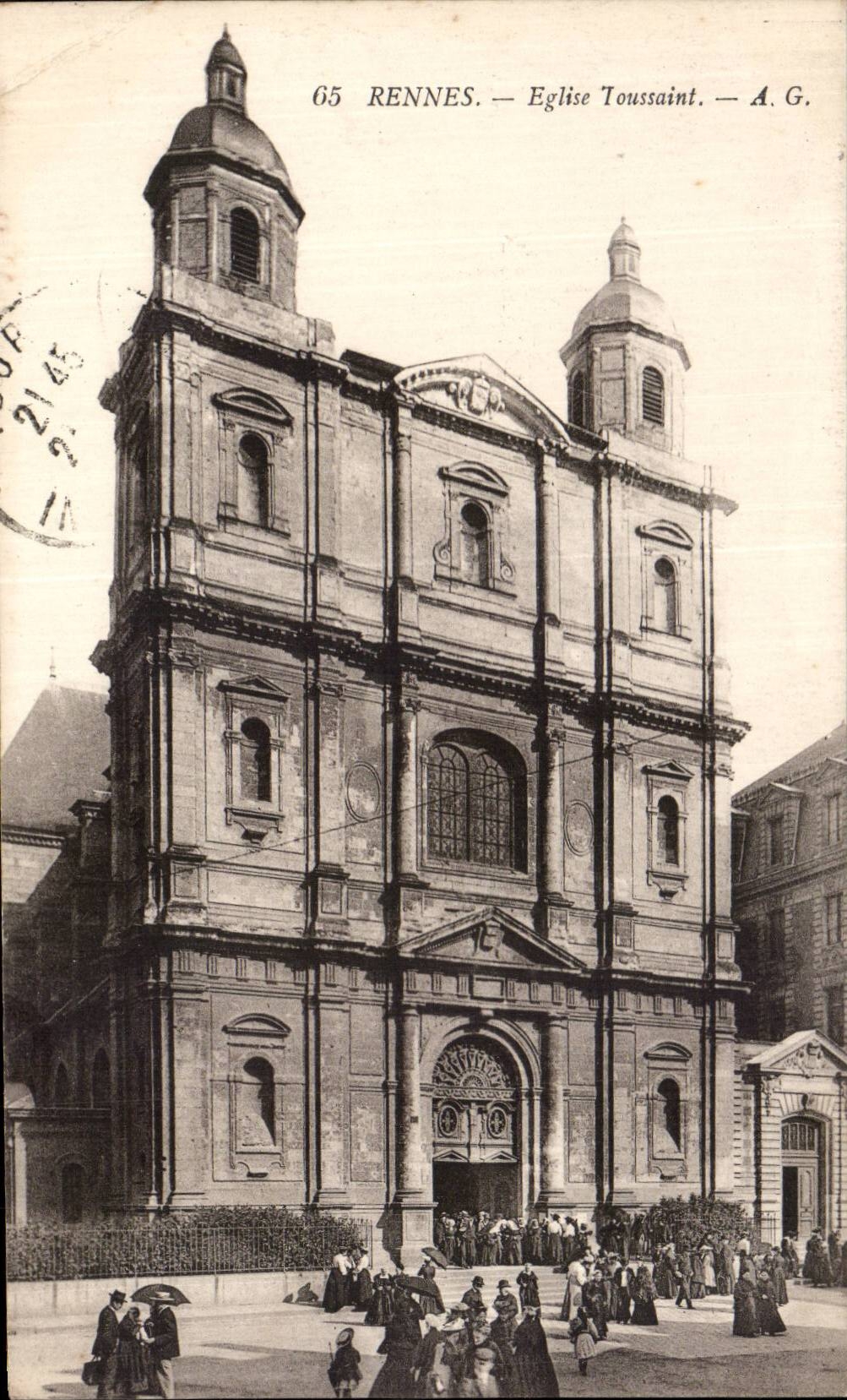 CPA Rennes Eglise Toussaint 