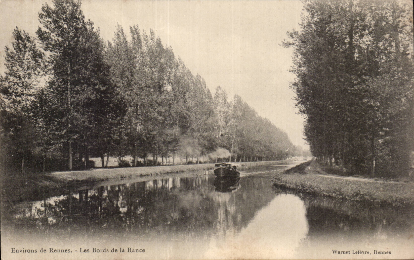 Alrededores de CPA de los bordes de Rennes de el rancio