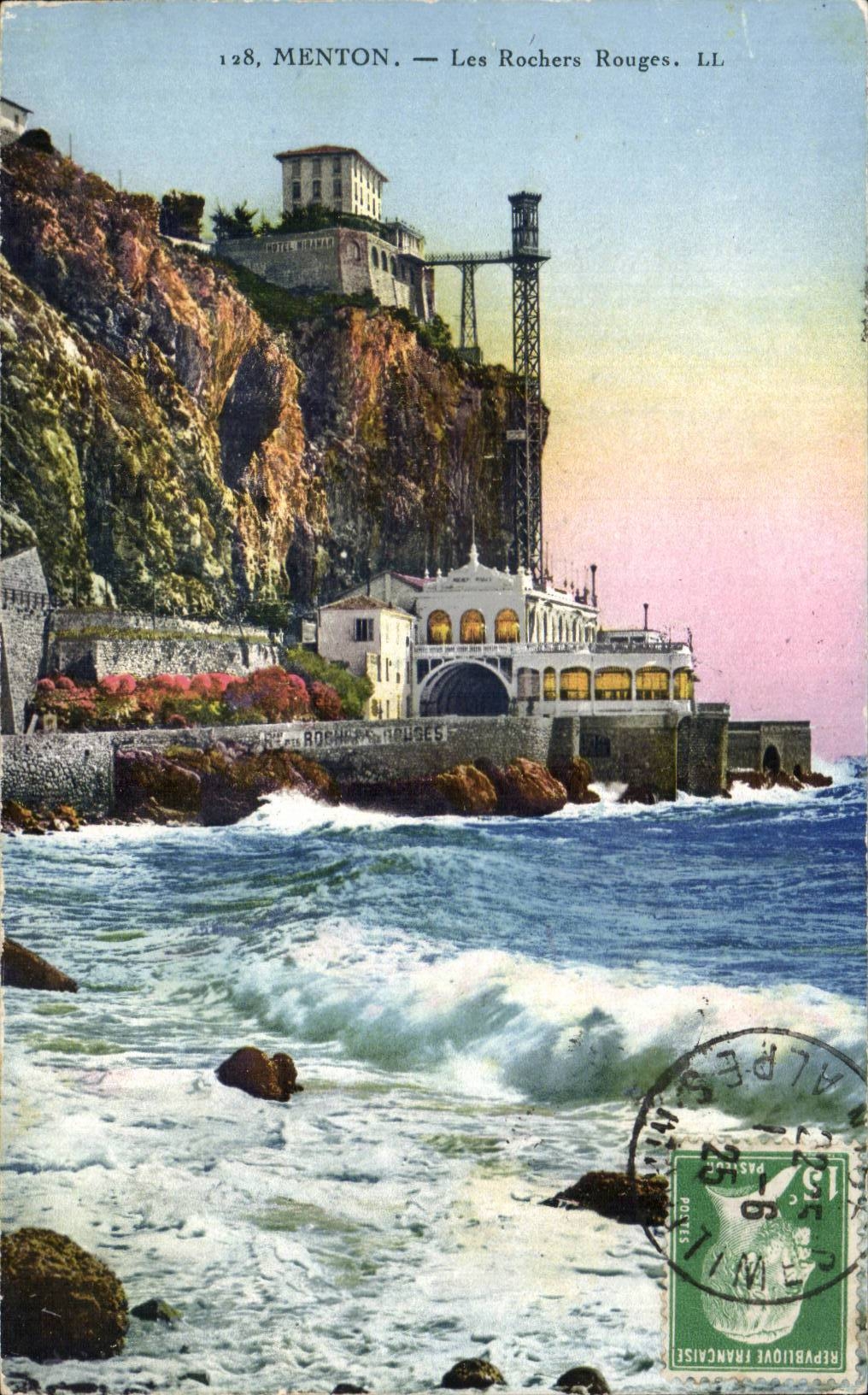 CPA Menton red rocks