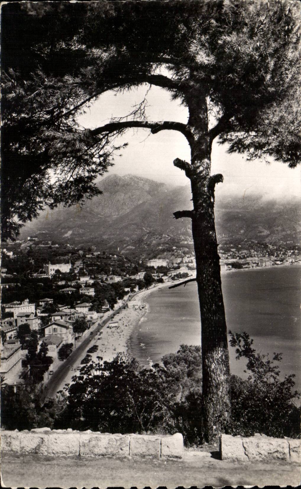 CPSM Menton Seen from of the Cape Martin
