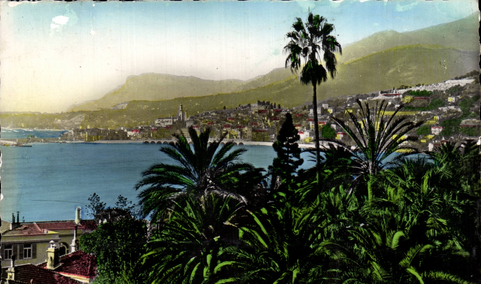 CPA Menton Italian Border