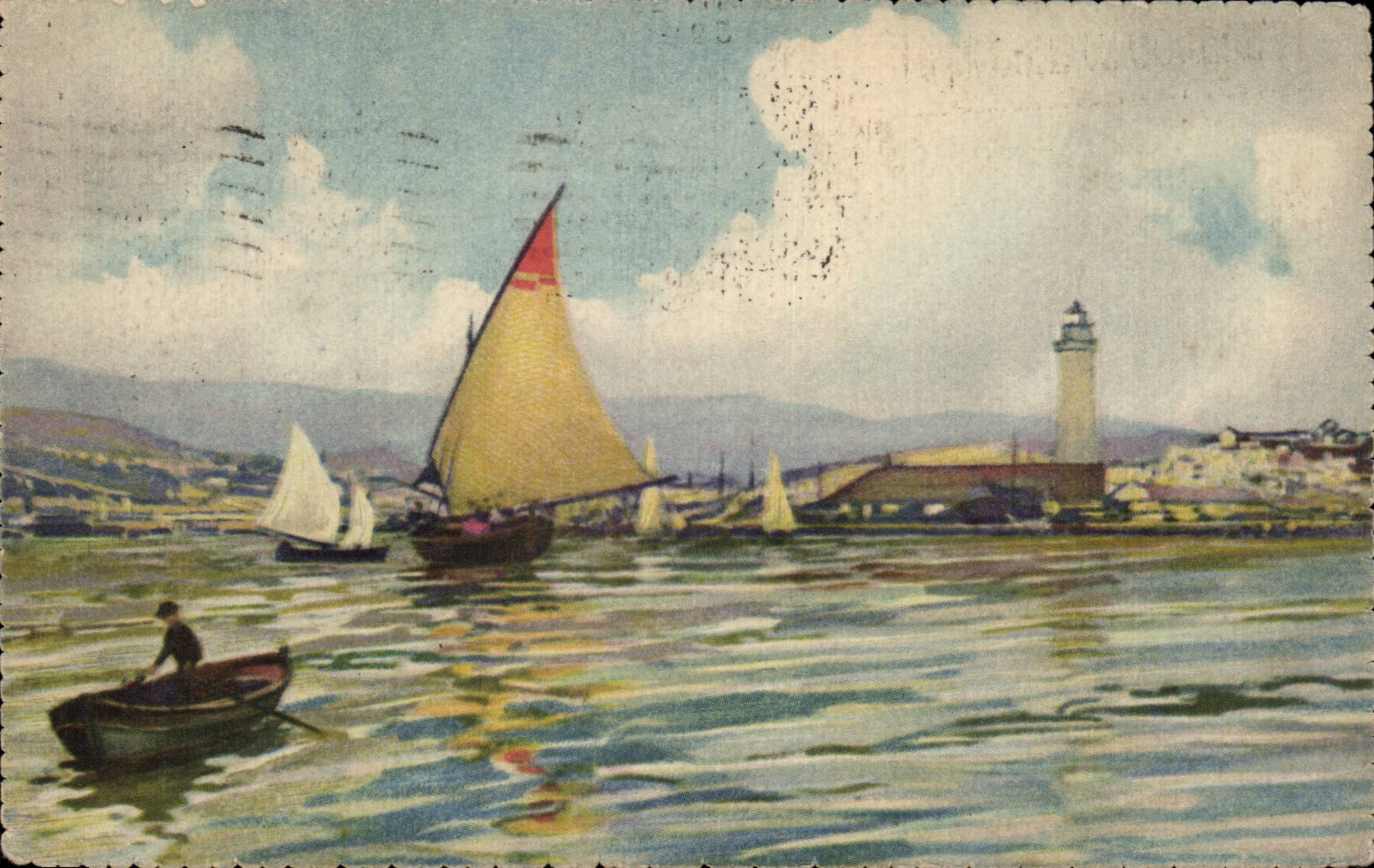 CPA Croatia Croatia Trieste the lanterna