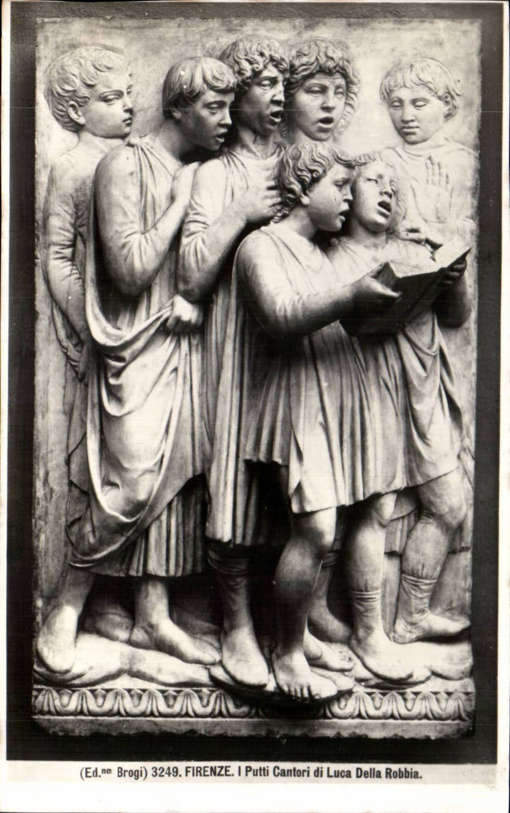 CPA Italia Italia Firenze I Putti Cantori di Luca Della Robbia