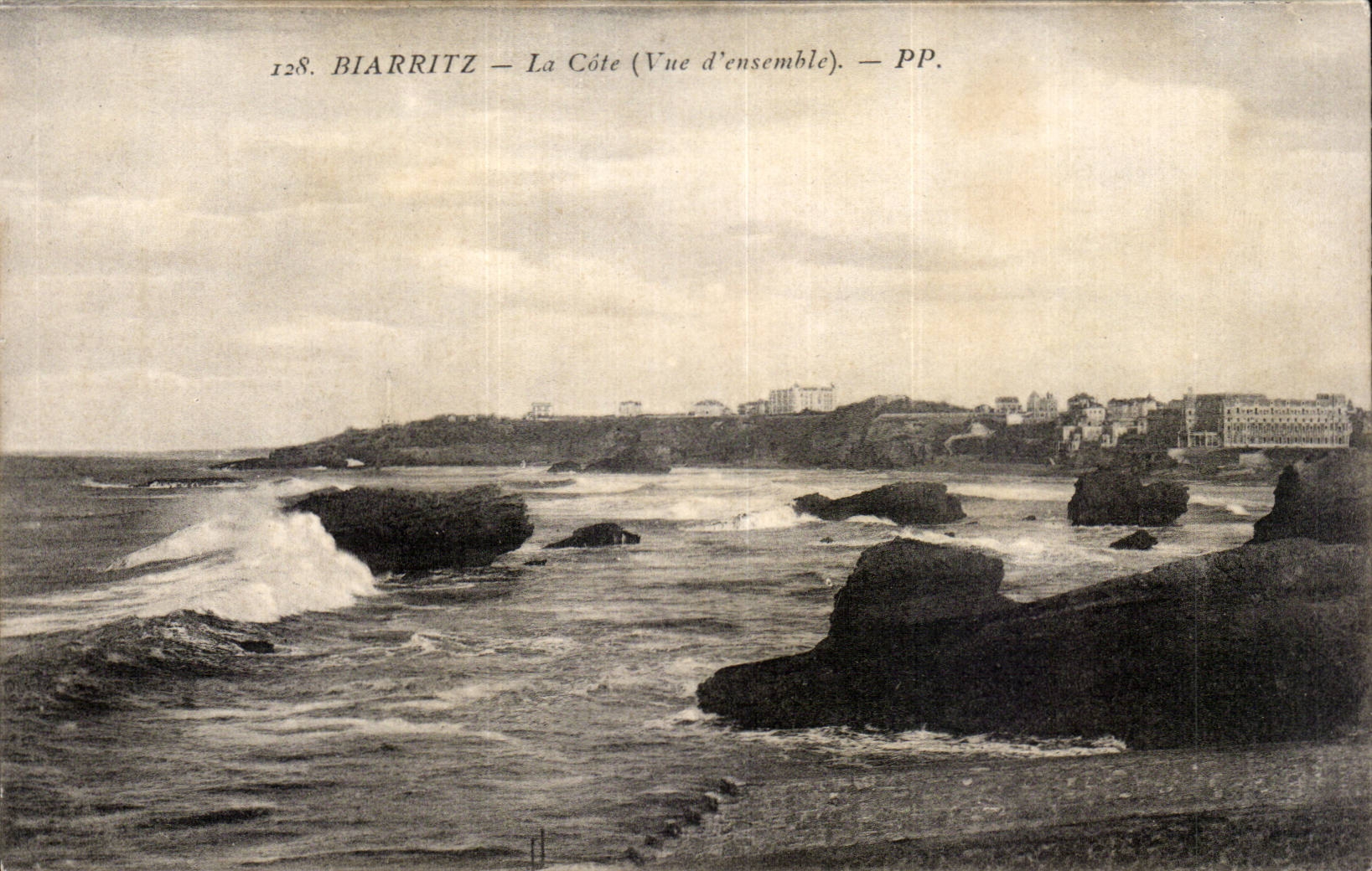 CPA Biarritz La cote