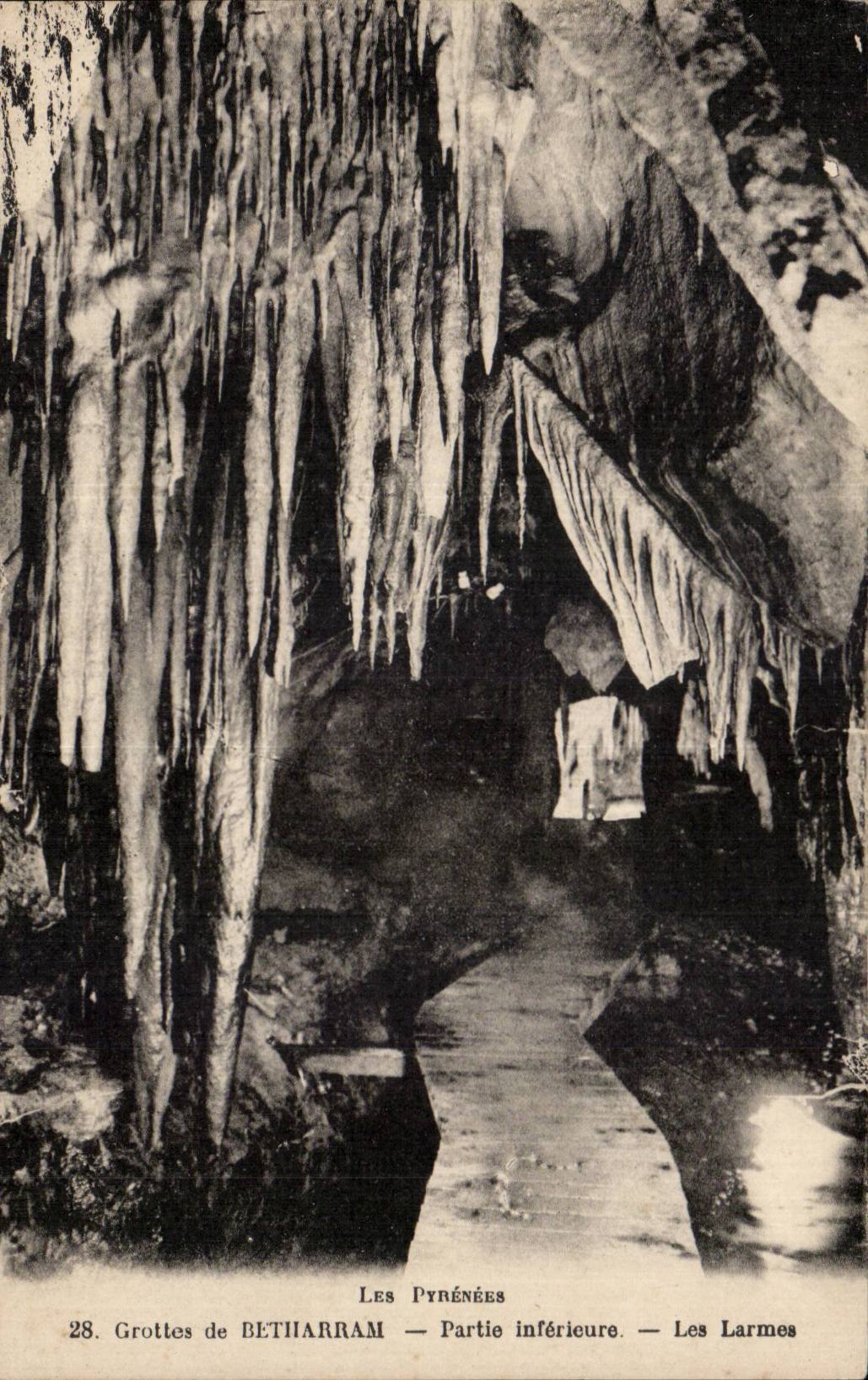 CPA Caves of Betharram tears