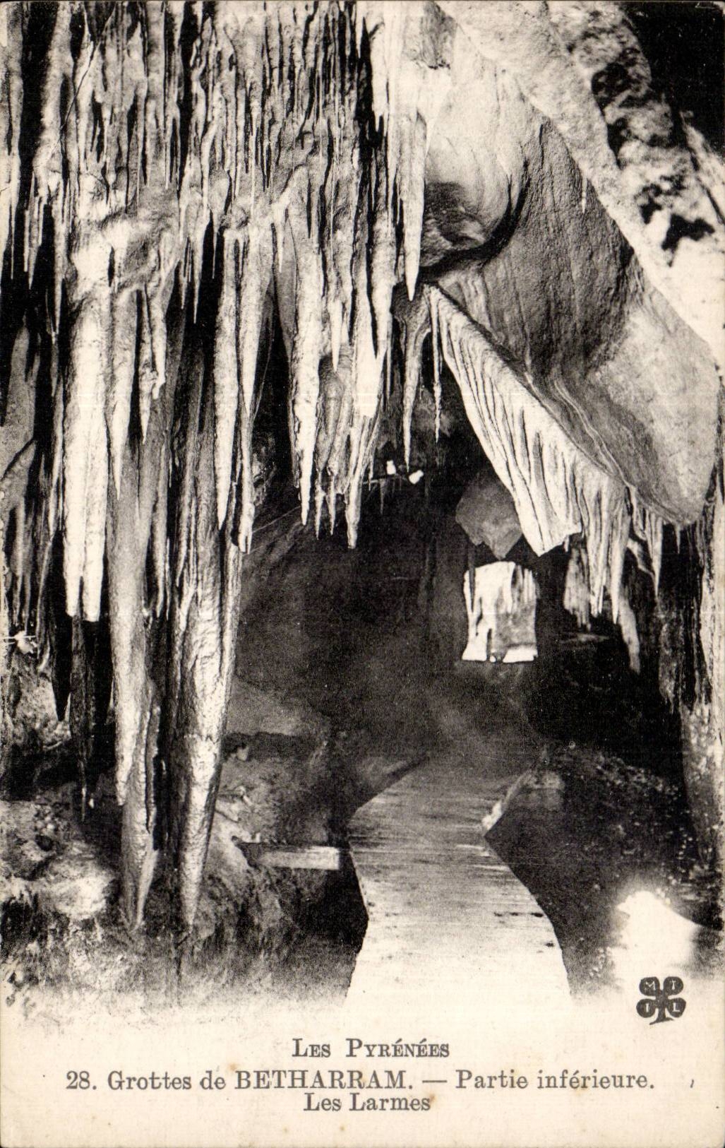 CPA Caves of Betharram Lower part tears