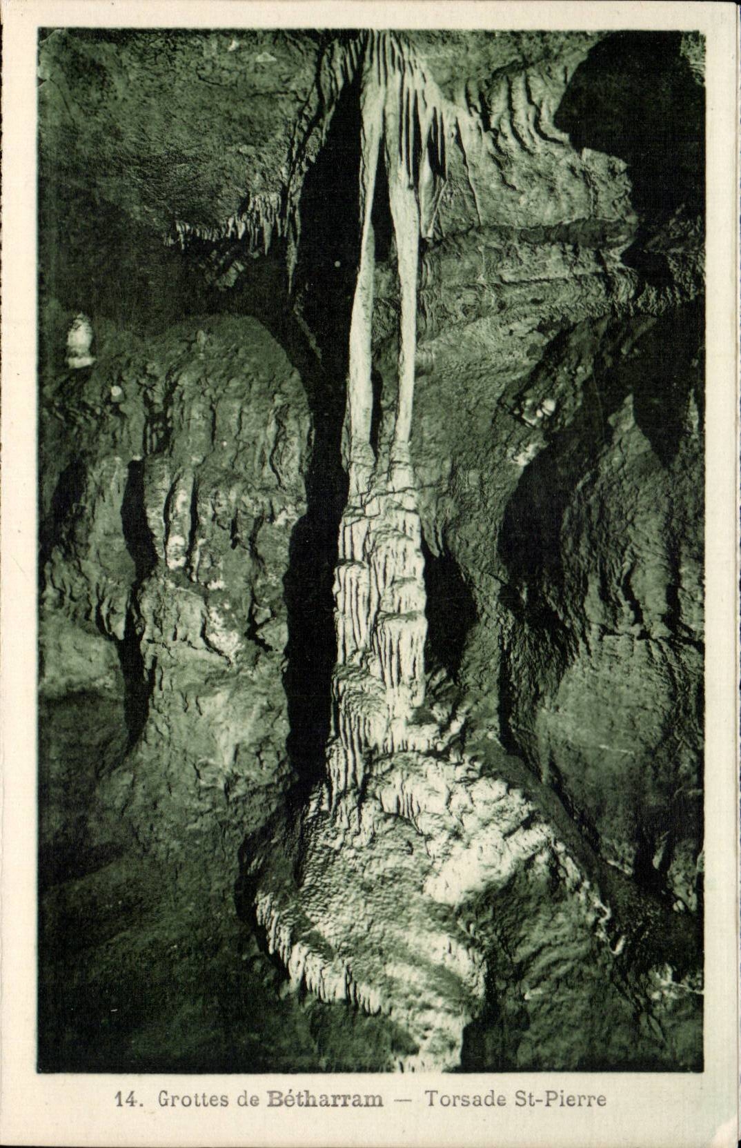CPA Grottes of Betharram Twists St Pierre