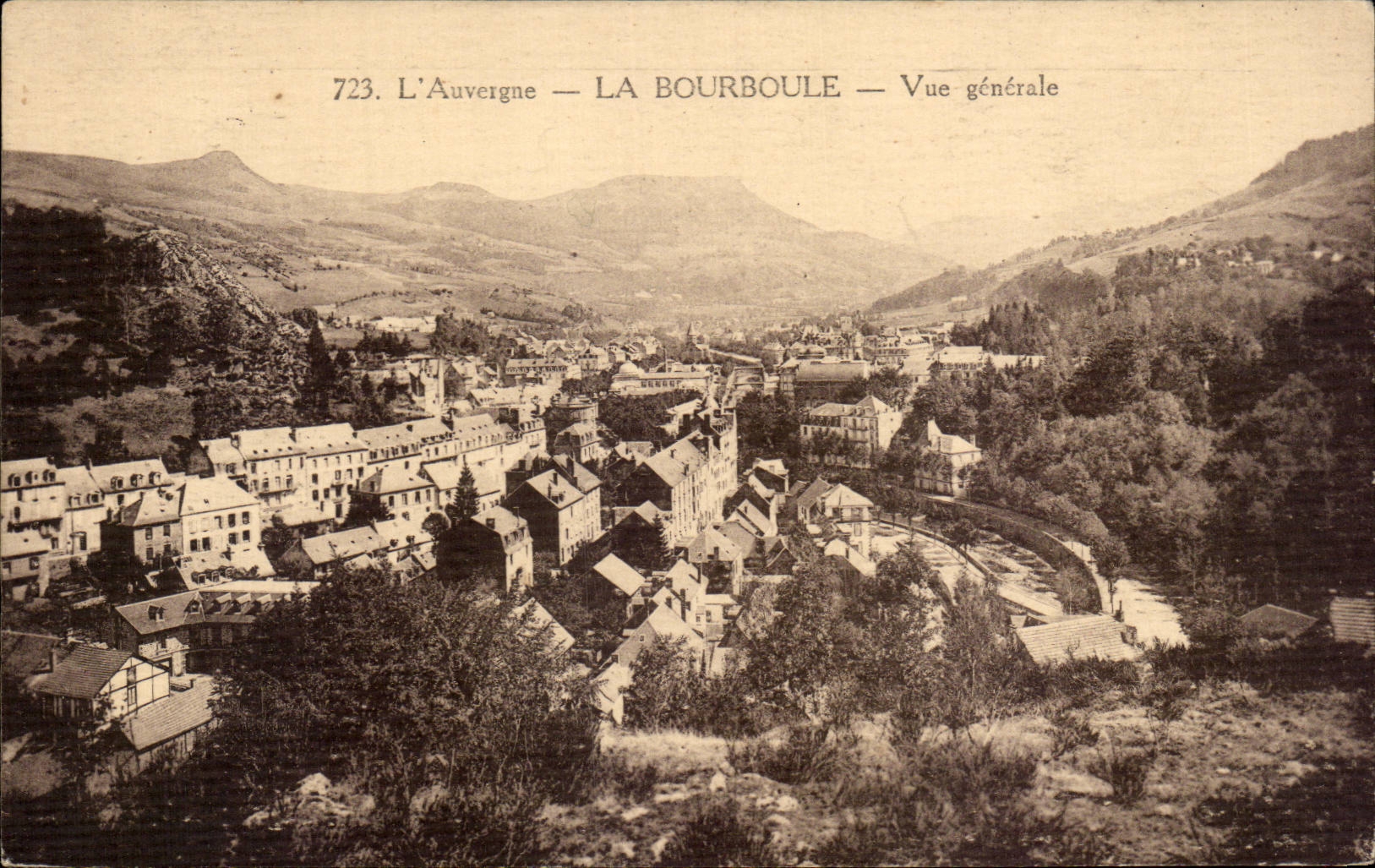 CPA Bourboule View