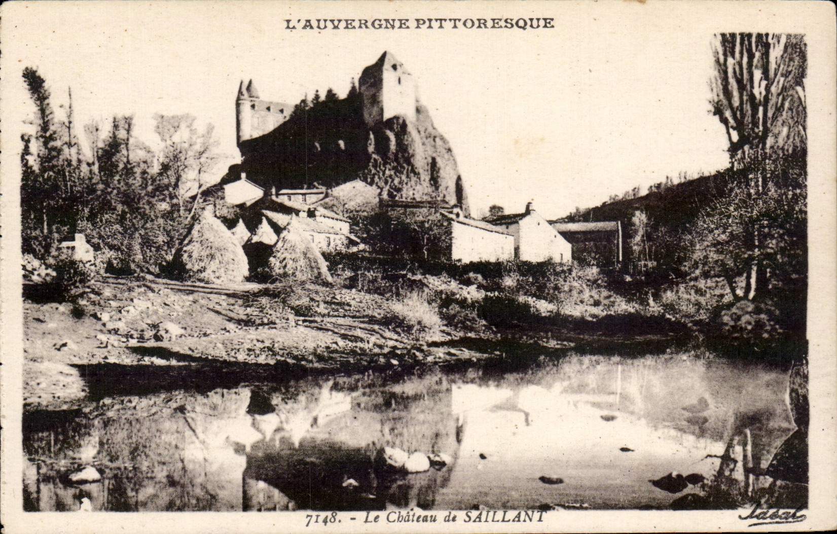 CPA Auvergne the castle of Projecting