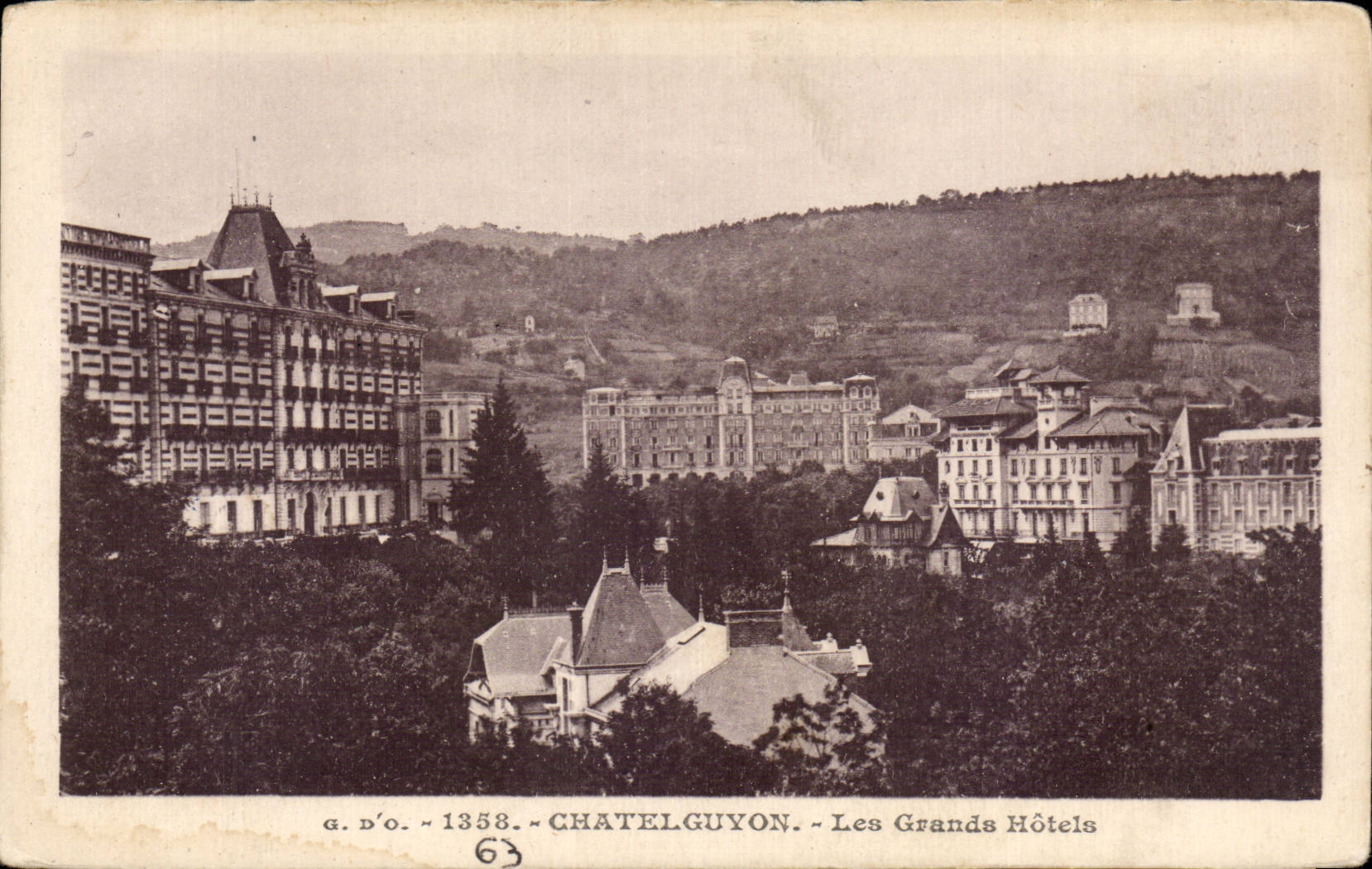 Hoteles grandes de CPA Auvergne Chatelguyon