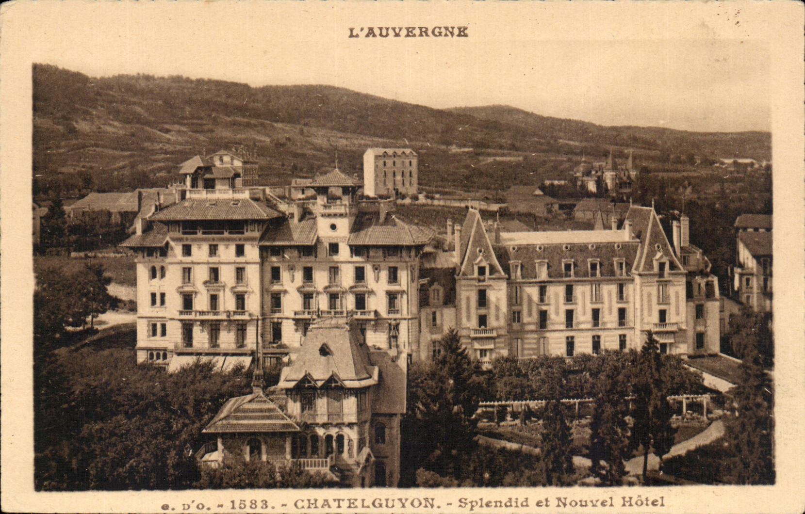 CPA Auvergne Chatelguyon hotel esplendido y de Nouvel