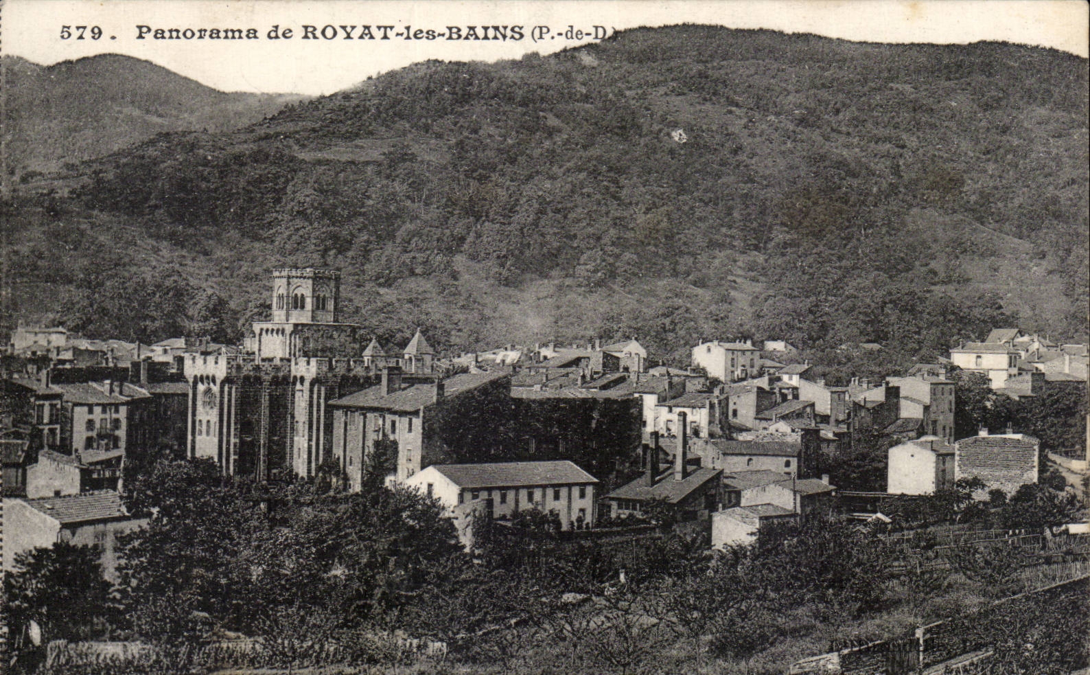 CPA Auvergne Panorama of Royat les Bains