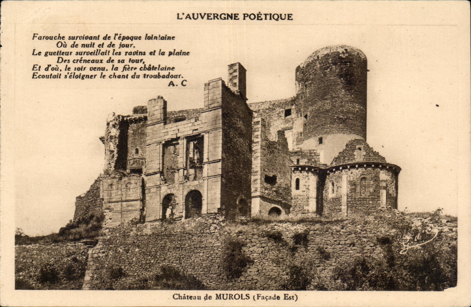 CPA Auvergne Castle of Murols