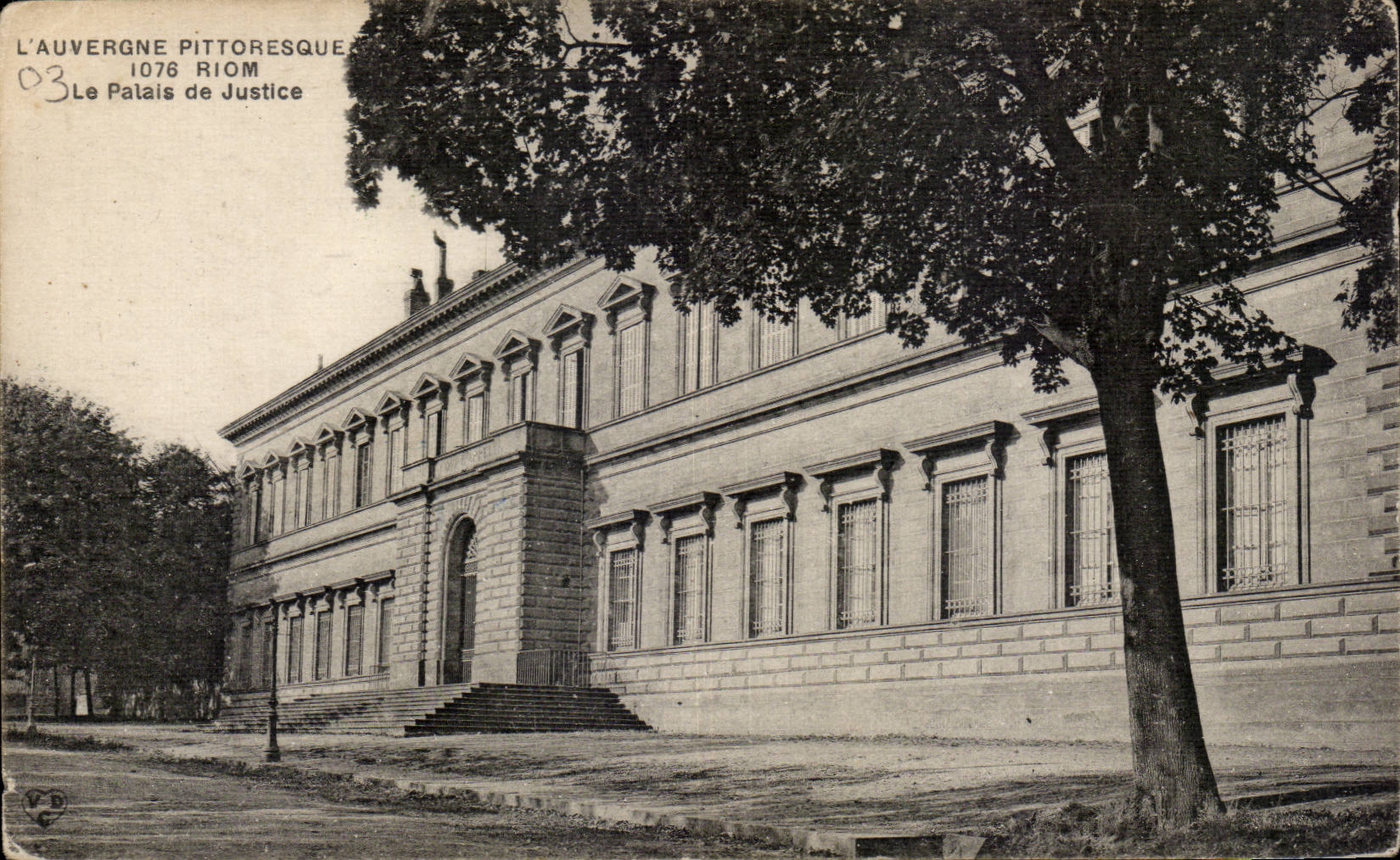 CPA Auvergne Riom Le palais de justice