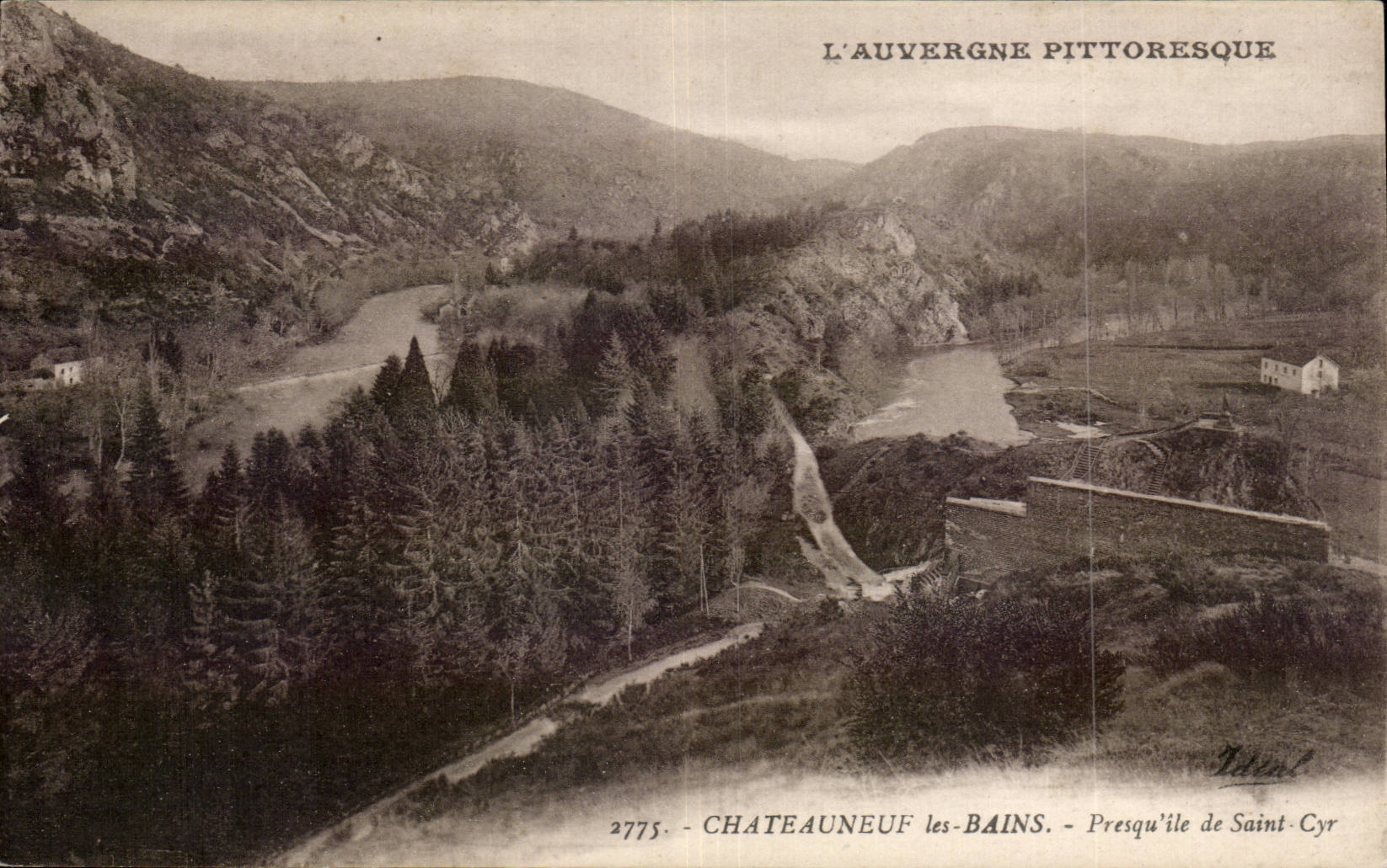 CPA Auvergne Chateauneuf les Bains Presqu island of Saint Cyr