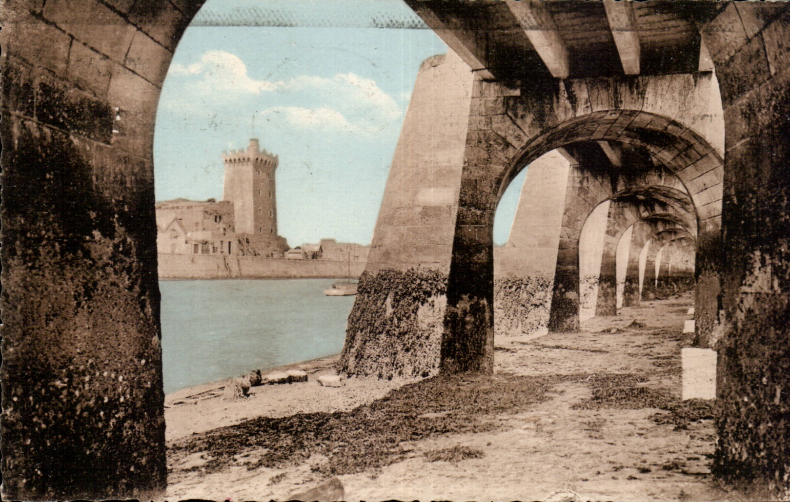 CPA Sands olonne arcades and the tower Arundel