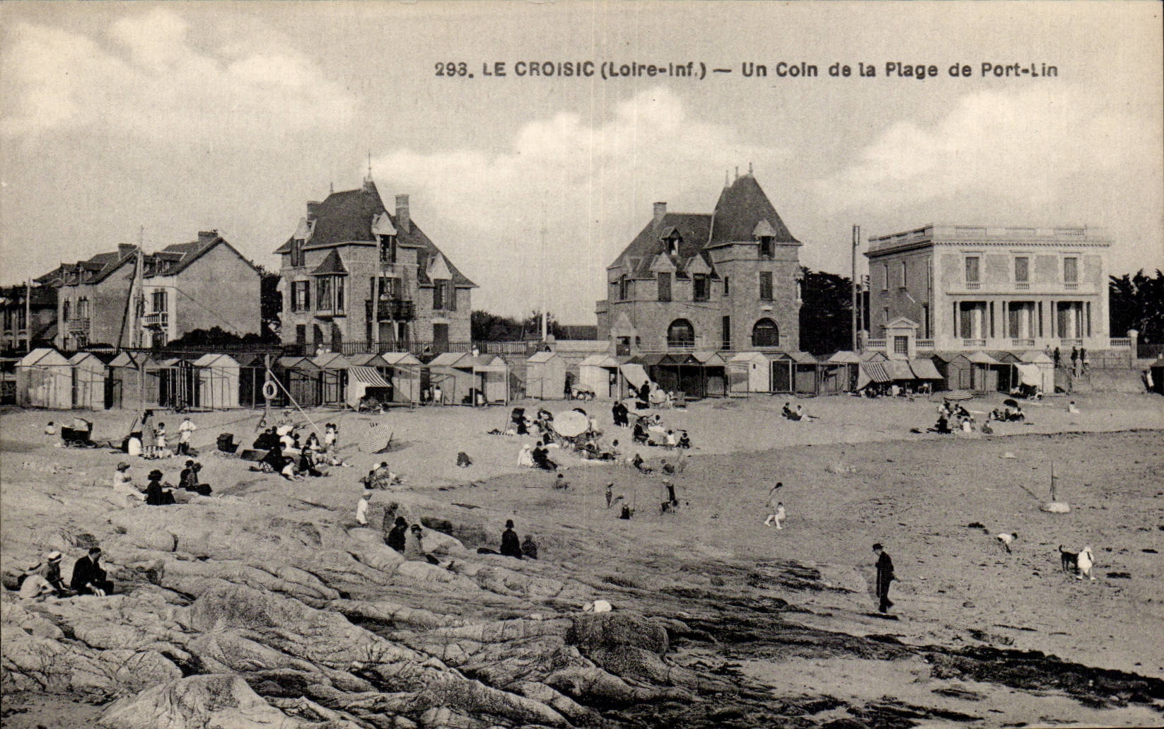 CPA Croisic a corner of the beach of Port Flax