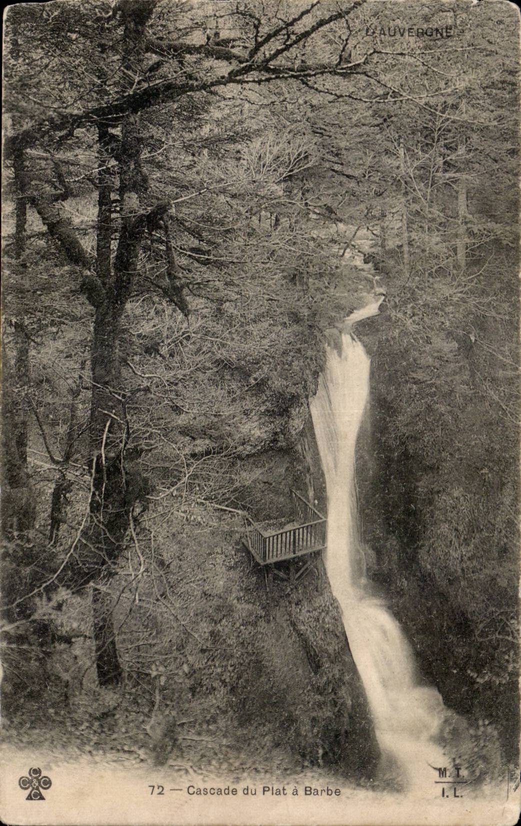 CPA Cascade of the shaving mug