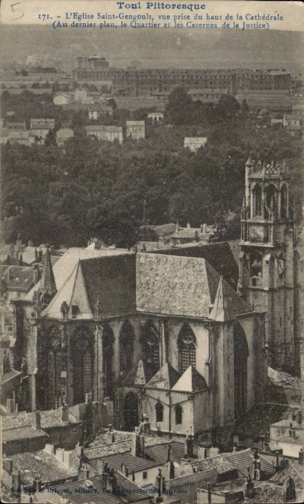 Santo Gengoult de la iglesia de CPA Toul