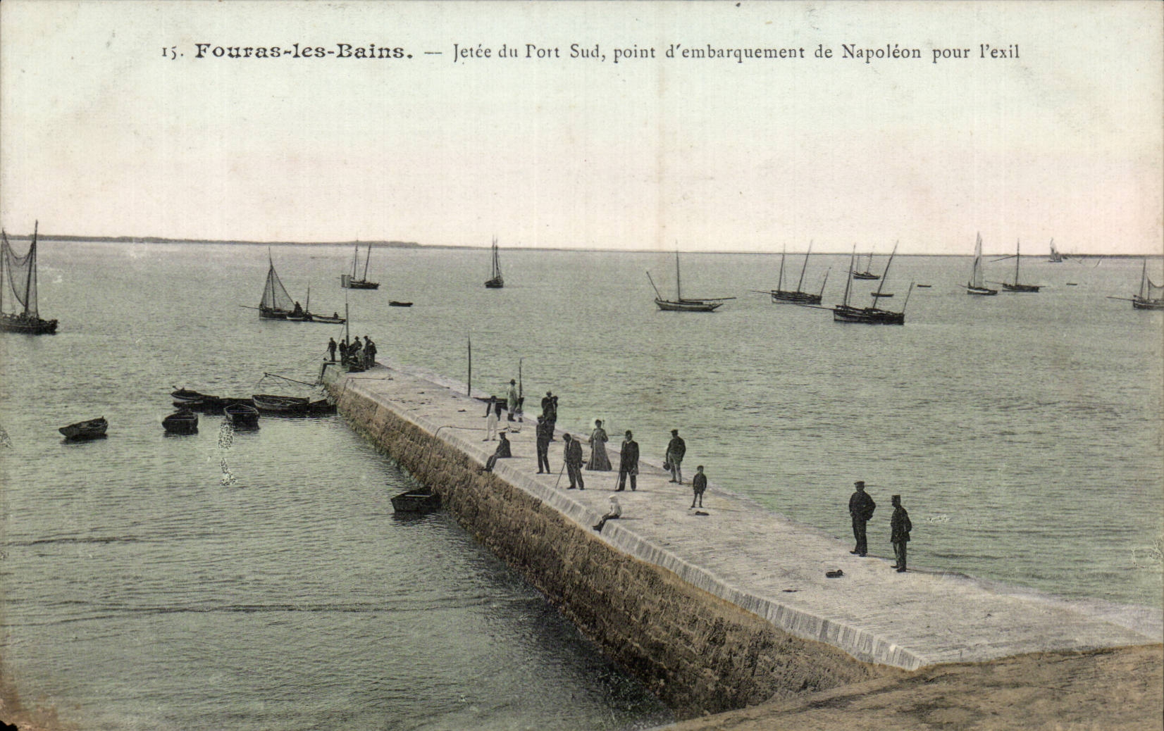 CPA Fouras les Bains Thrown of the Southern port point loading of Napoleon for exile